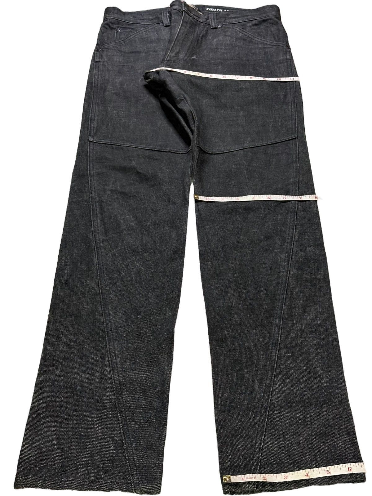 Other Vintage Japanese Brand Faded Wash Distressed Slim Jeans Size US 31 - 13 Thumbnail