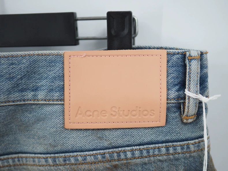 Acne Studios Acne Studios Blue Mud Damage Jeans Size US 33 - 6 Thumbnail