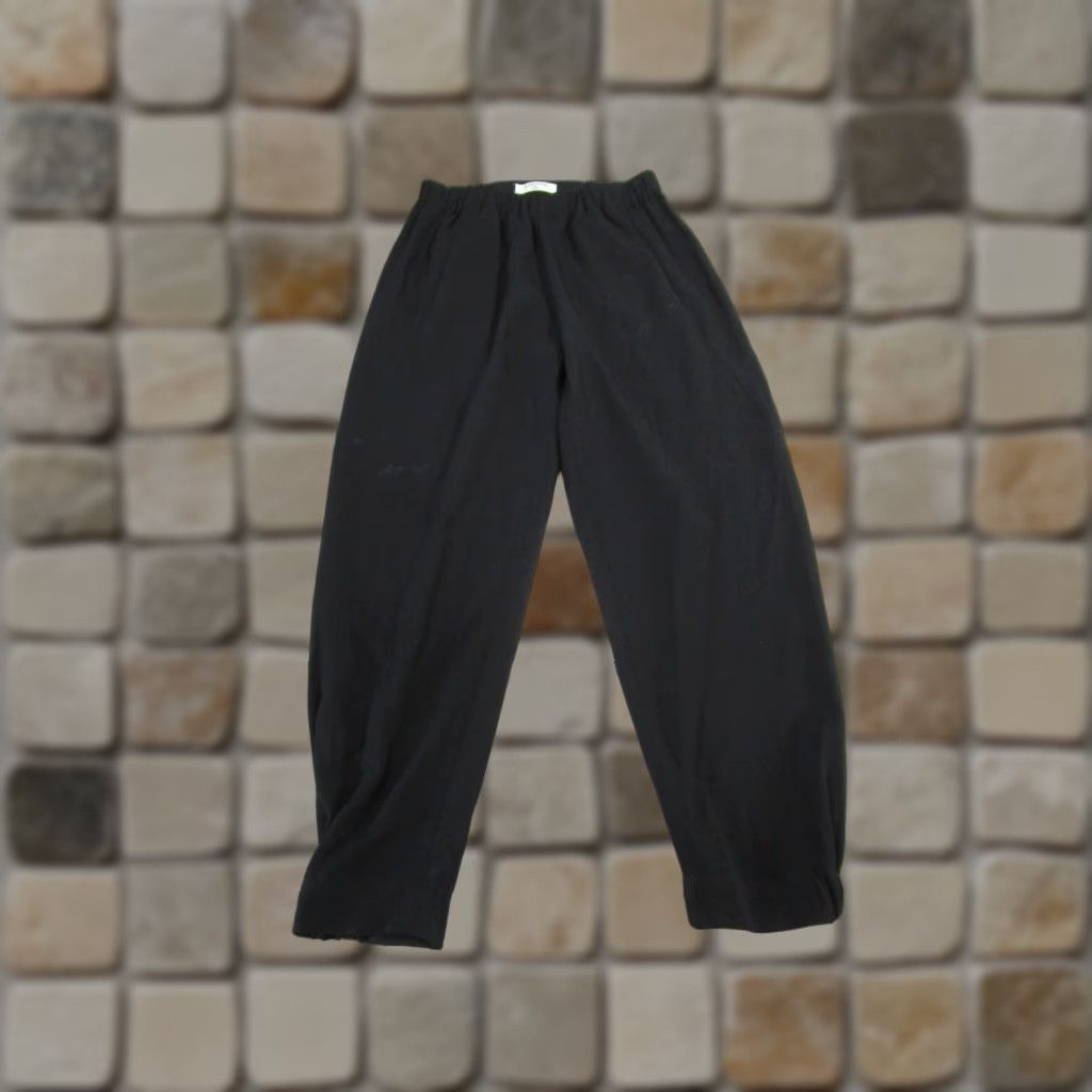 Vintage Babaton Joggers Womens XXS Black Crepe Size 24" / US 00 / IT 34 - 1 Thumbnail
