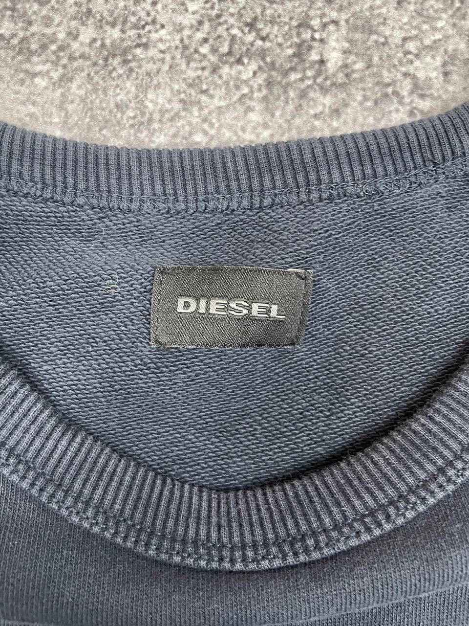 Diesel Diesel Men Cotton Sweatshirt Crewneck Grey Navy Size M Size US M / EU 48-50 / 2 - 3 Thumbnail