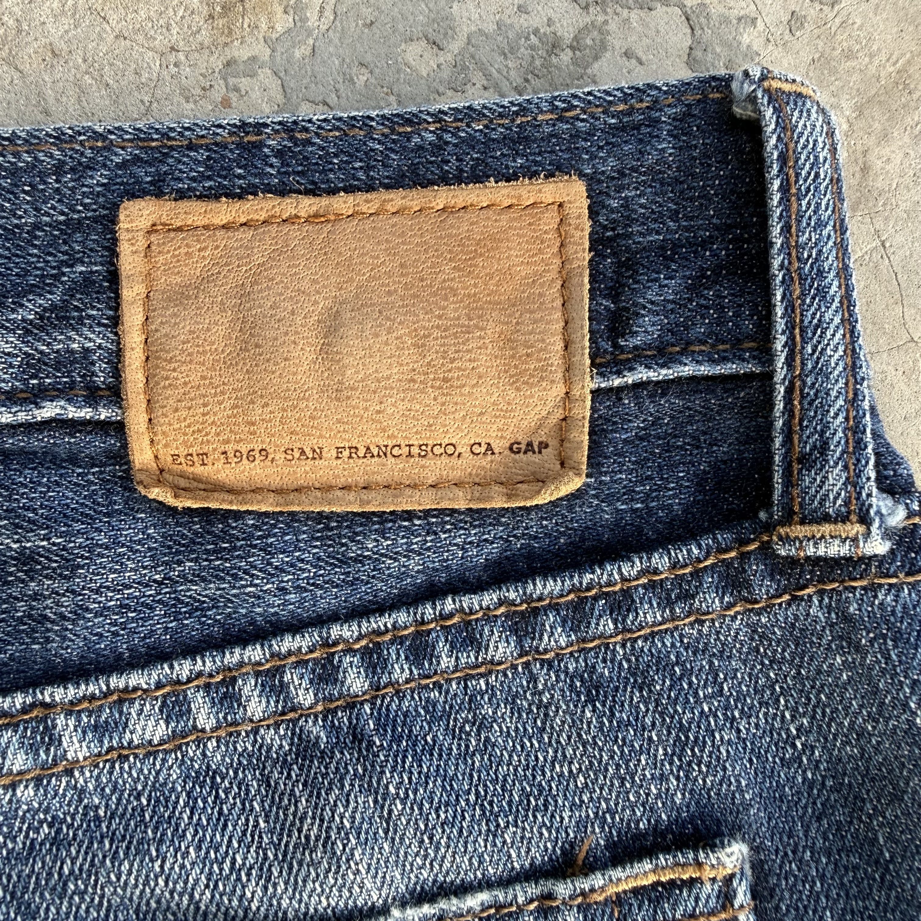Gap W34 VINTAGE GAP SLIM FIT FADED STONEWASH DENIM Size US 34 / EU 50 - 12 Thumbnail