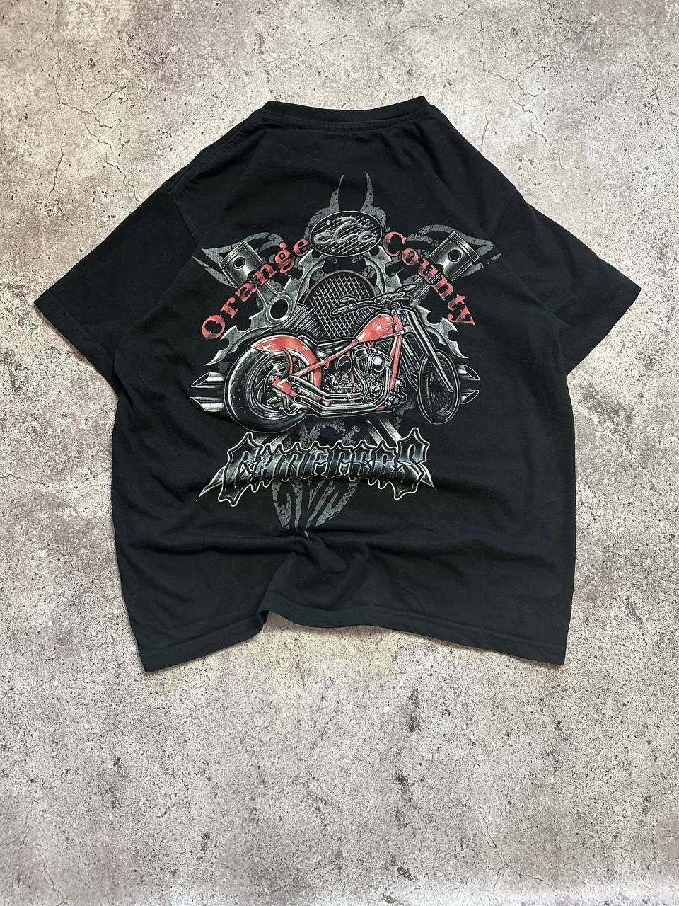 West Coast Choppers Vintage Y2K Orange County Choppers tribal Flame Sword tee Size US M / EU 48-50 / 2 - 1 Thumbnail