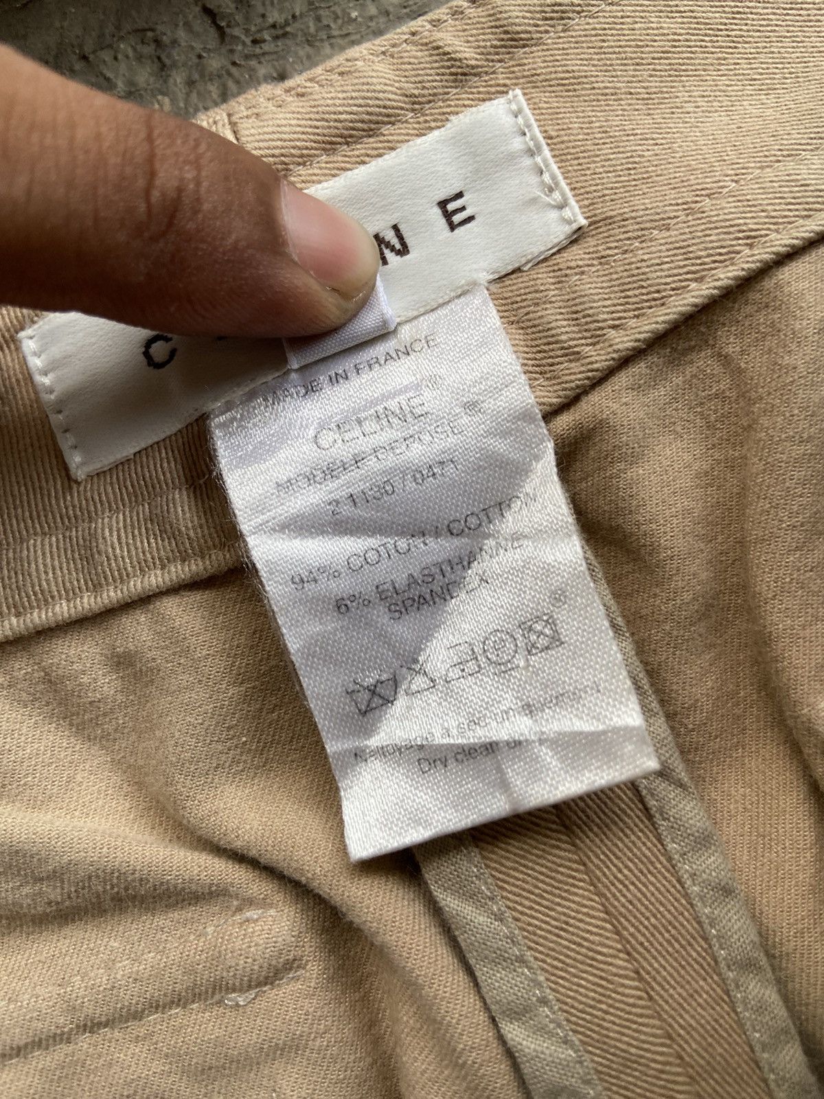Celine 2000s Celine - Fatigue Double Pocket Pants Size 33" - 7 Thumbnail