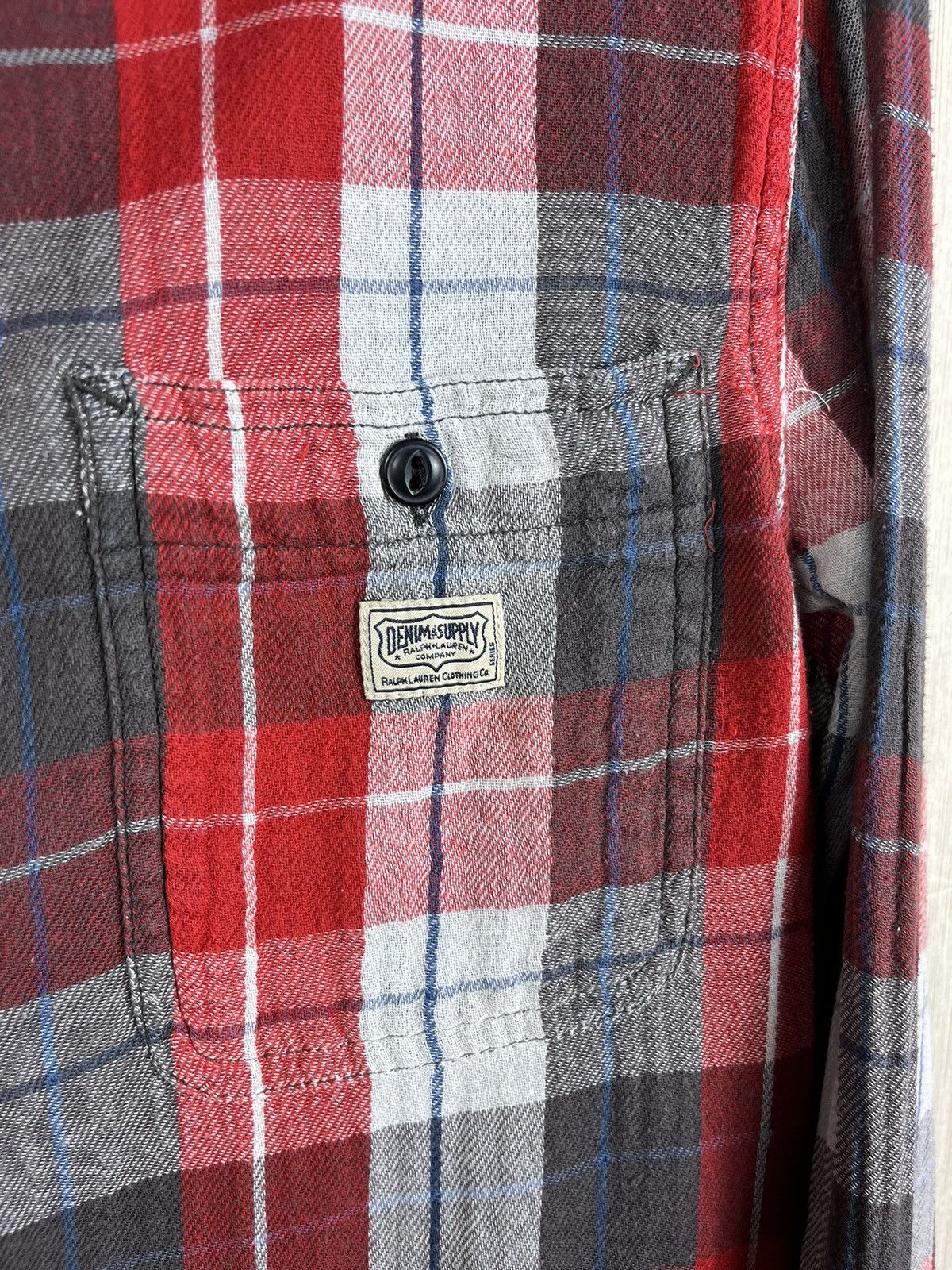 Denim & Supply Ralph Lauren × Ralph Lauren × Vintage Vintage Ralph Lauren denim & supply flannel double shirt Size US M / EU 48-50 / 2 - 8 Thumbnail