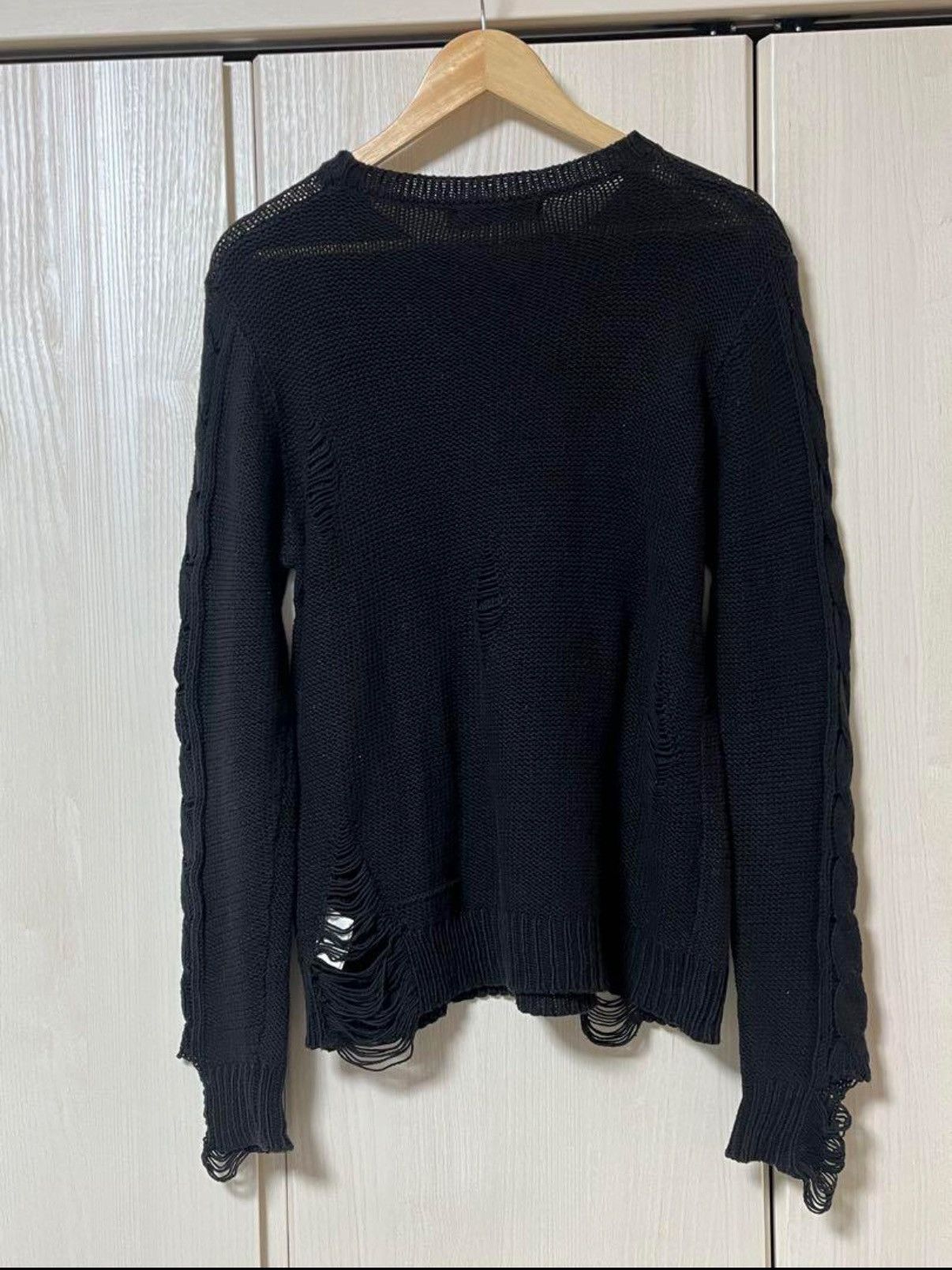 Undercover Undercover AW05 "Arts & Crafts" Distressed Sweater Size US M / EU 48-50 / 2 - 2 Thumbnail