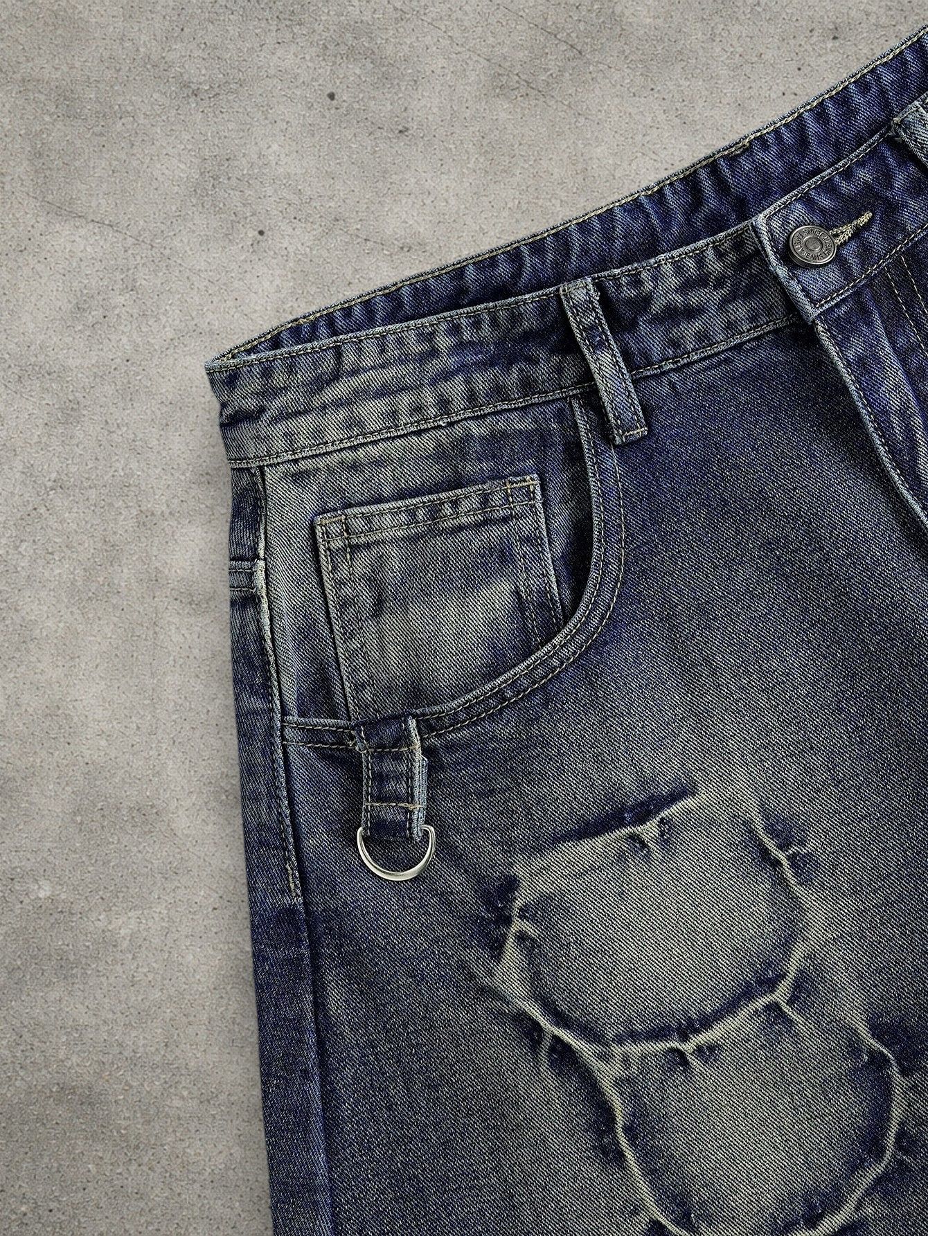 Japanese Brand Washed baggy jeans Size US 32 / EU 48 - 4 Thumbnail