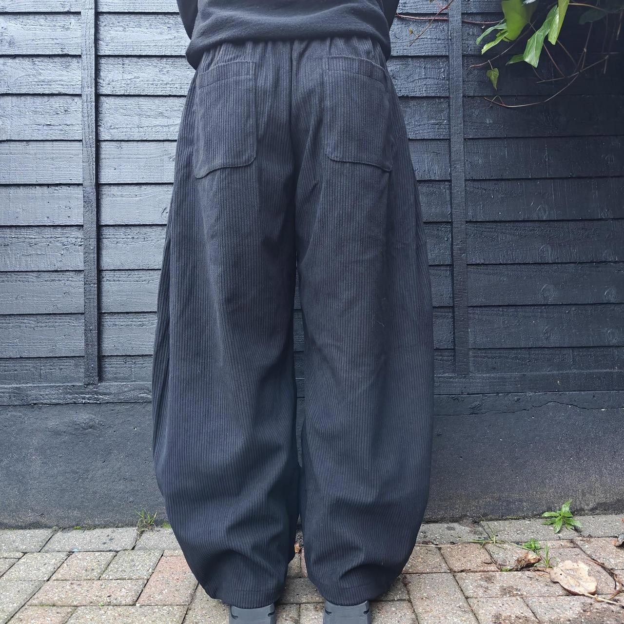Other Japanese Black Pleated Wide Leg Pants Size US 32 / EU 48 - 5 Thumbnail