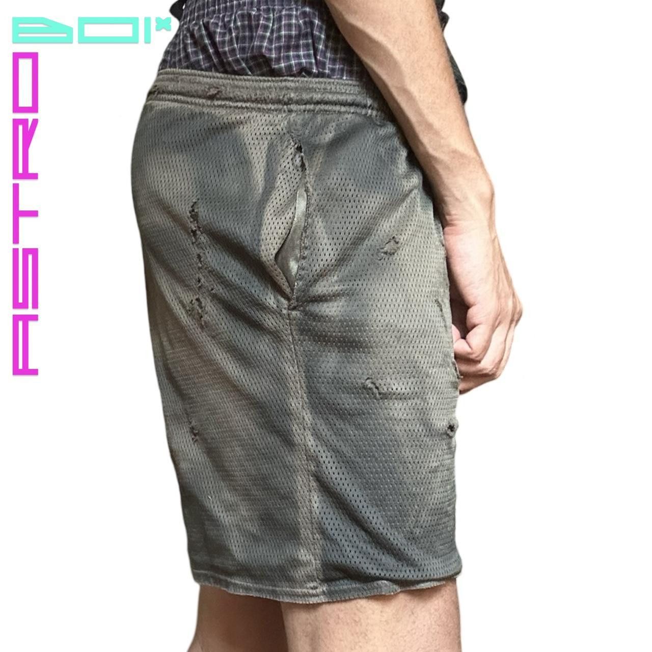 Champion ASTROBOI* CHAMPION GREEN MESH DISTRESSED SHORTS _ MEDIUM Size US 30 / EU 46 - 4 Thumbnail