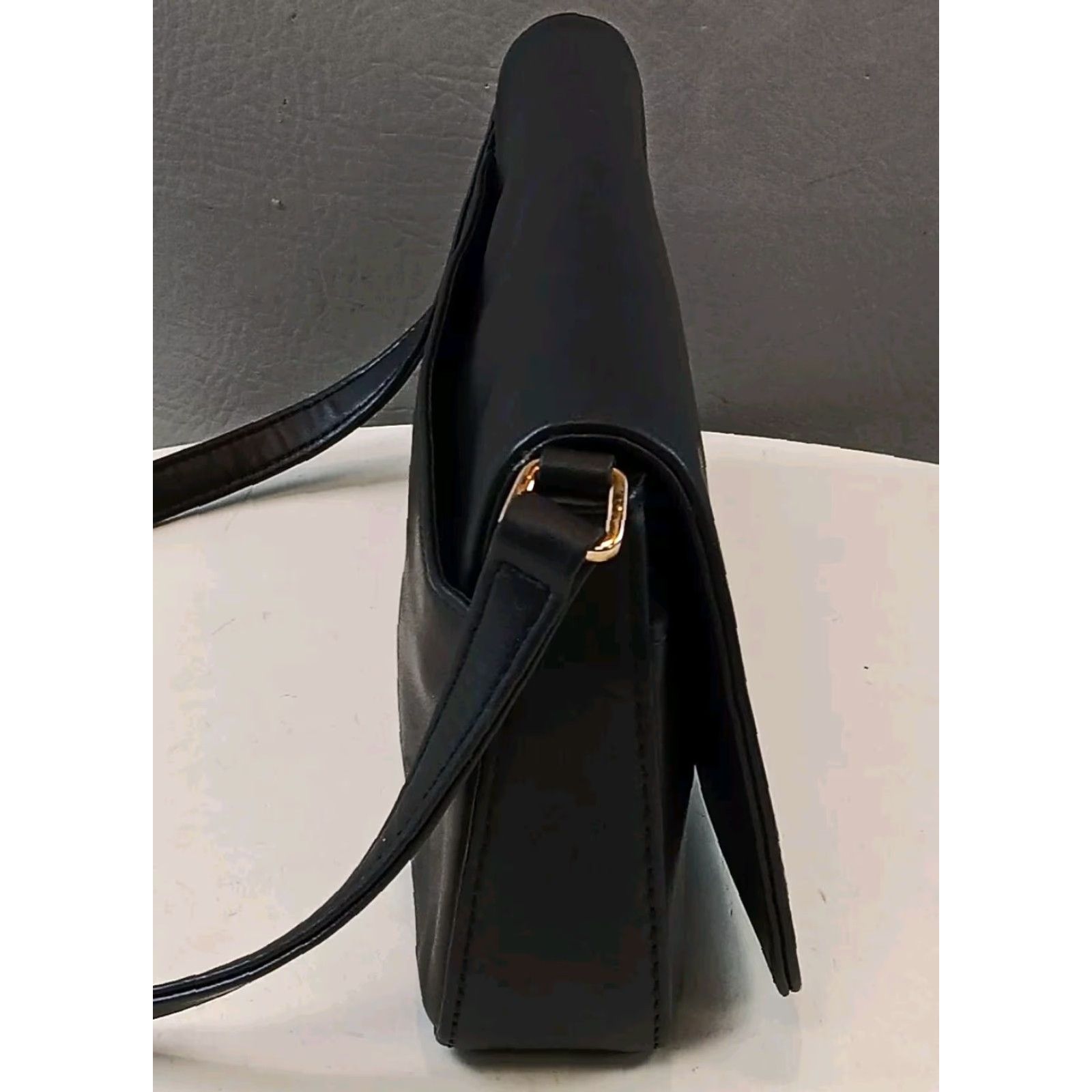 Giani Bernini Giani Bernini Shoulder Bag Black Leather Purse Clutch Small Women Formal Casual Vintage No Size ONE SIZE - 7 Thumbnail