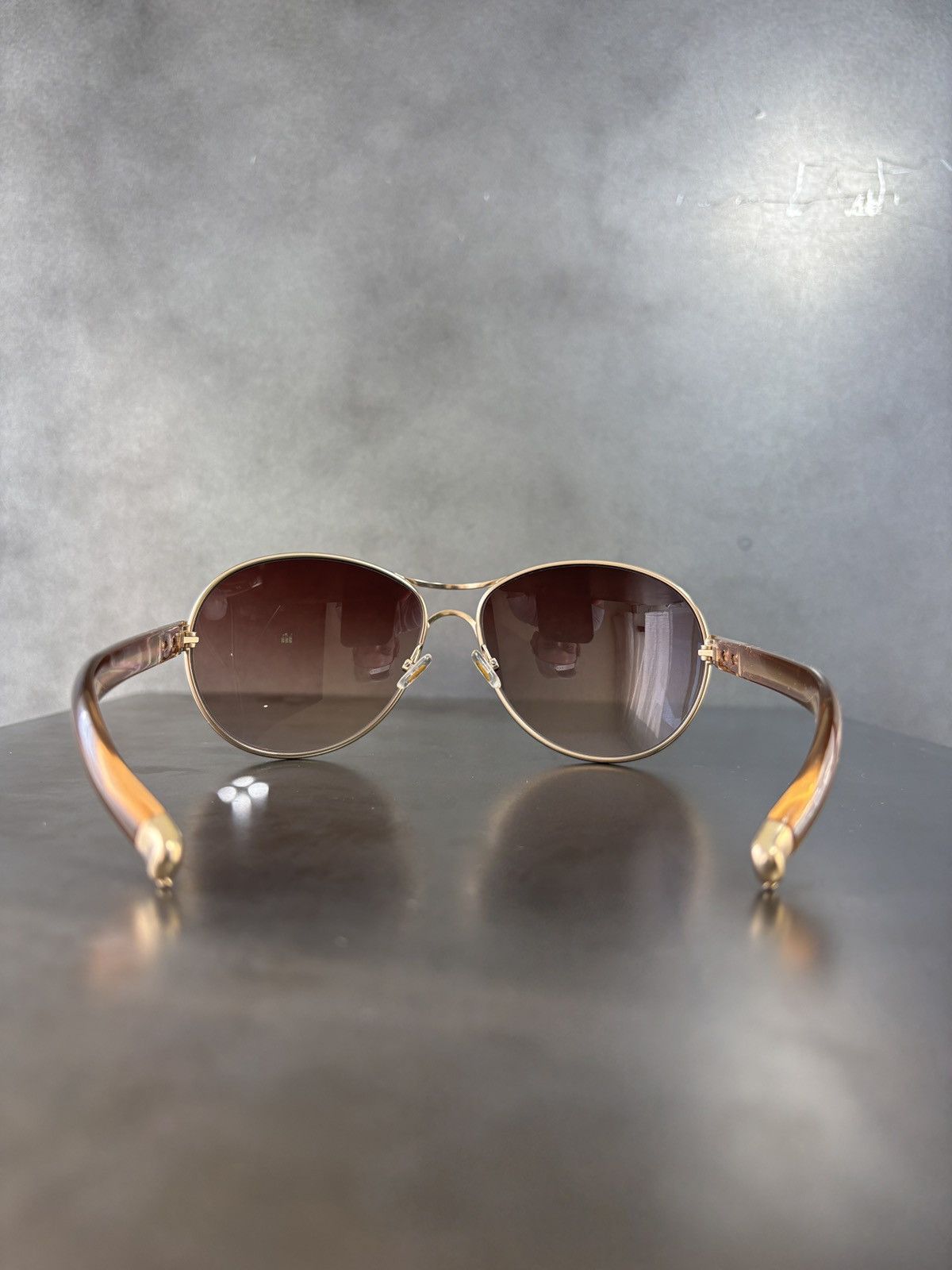 Chloe × Vintage 2000s Chloe Sunglasses Y2K Vintage Aviators LVMH Sparkle Size ONE SIZE - 14 Thumbnail