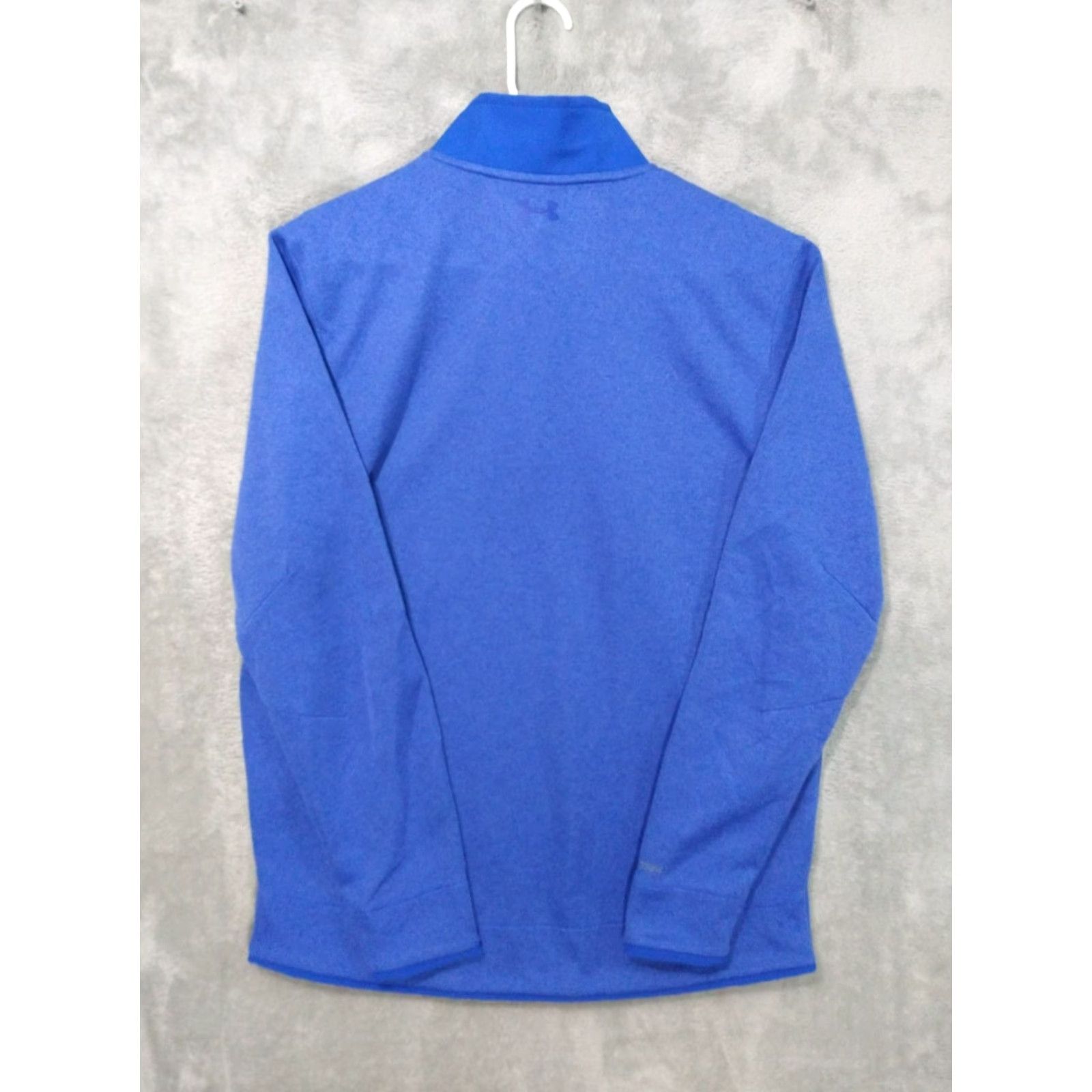 Under Armour Under Armour Sweater Mens Large Blue Storm Pullover Fleece 1/4 Zip Golf ColdGear Mock Neck Long Sleeve Knit Size US L / EU 52-54 / 3 - 2 Thumbnail