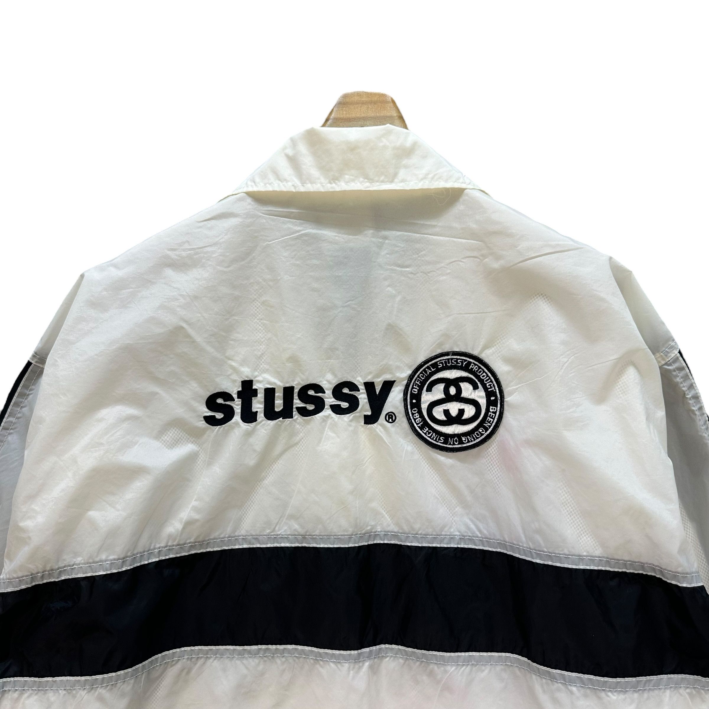 Stussy STUSSY SPORT EMBROIDERY BIG LOGO WINDBREAKER JACKET #9084-55 Size US L / EU 52-54 / 3 - 11 Thumbnail
