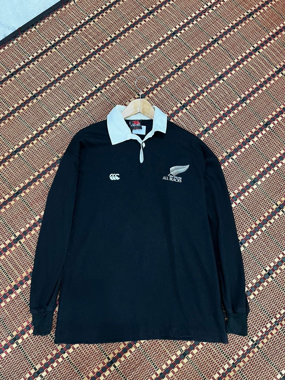 All Blacks × Canterbury of New Zealand Vintage Canterburry New Zealand All Black Size US M / EU 48-50 / 2 - 1 Thumbnail