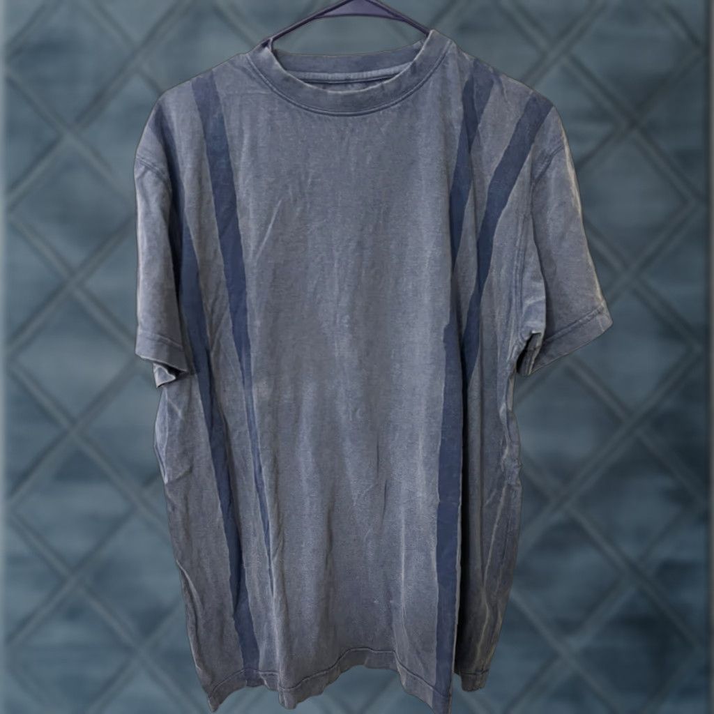 Guess GUESS Shirt XL Blue Striped Pocket Tee Mens 00s Distressed Vintage No Size US XL / EU 56 / 4 - 1 Thumbnail