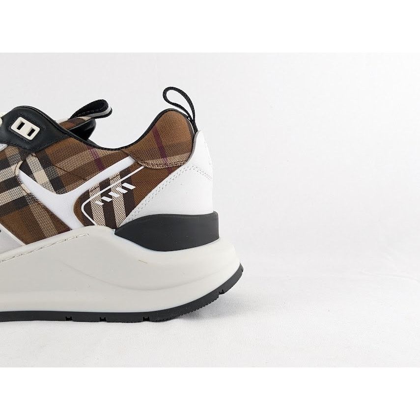 Burberry o1rshd1 Check Vintage Cotton Sean Low Top Sneakers Size US 12.5 / EU 45-46 - 2 Thumbnail