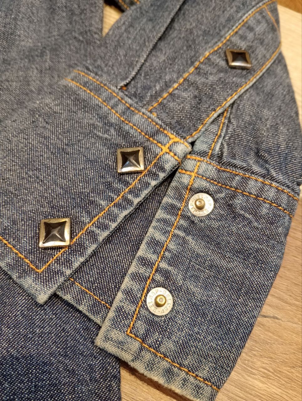 Japanese Brand ACOUSTIC JAPAN BLUE DENIM SHIRT Size US S / EU 44-46 / 1 - 7 Thumbnail