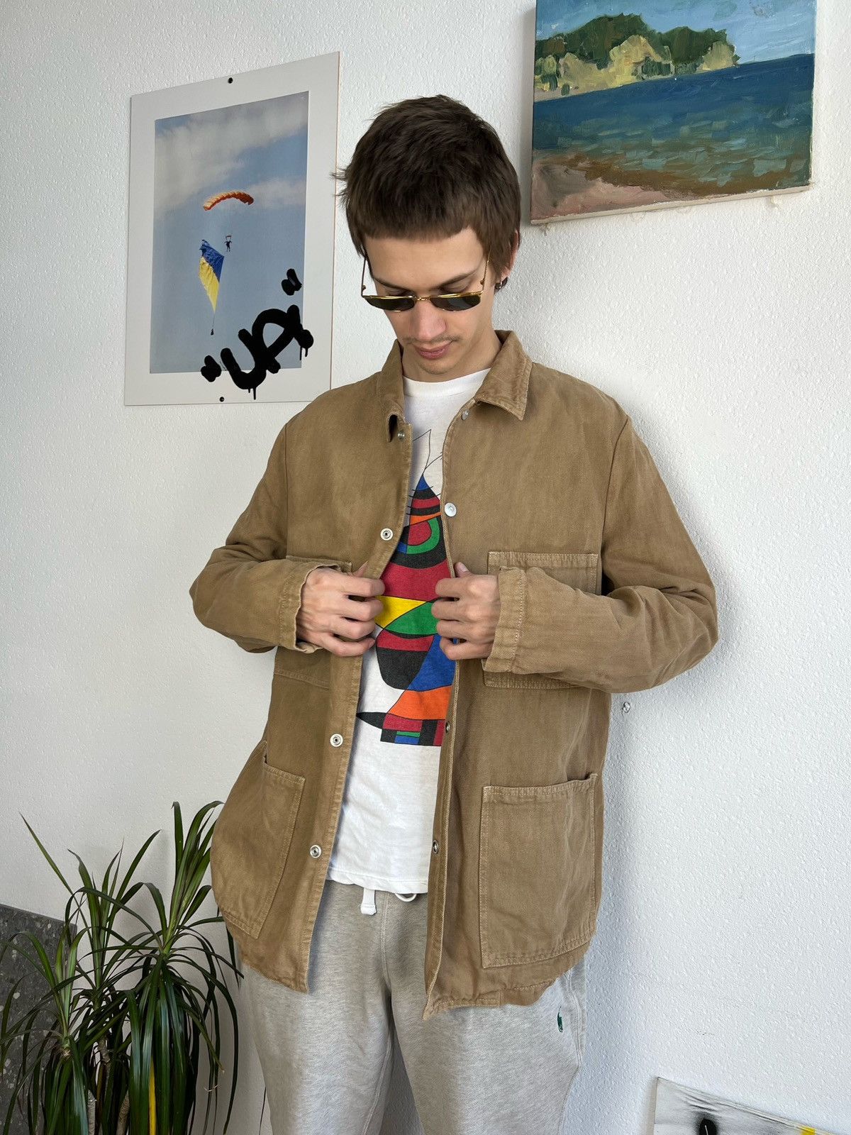 Armani VTG Y2k Rare Armani Jeans Heavyweight Denim Jacket M-L Size US M / EU 48-50 / 2 - 8 Thumbnail