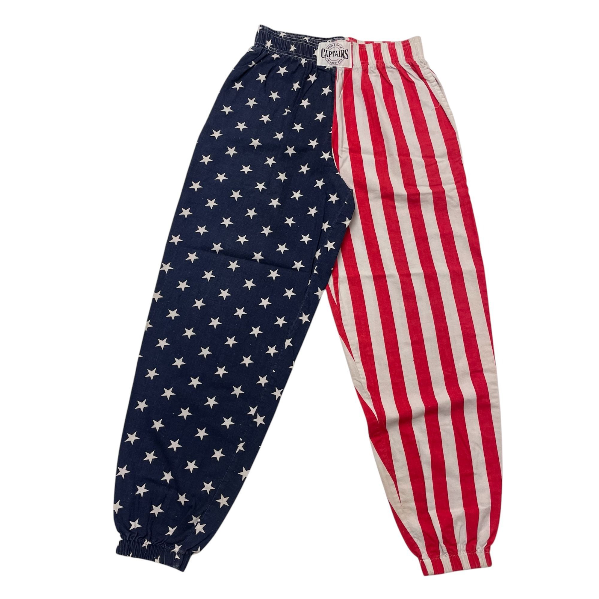 Other Vtg Captains World Tour Callbox USA American FLAG Pants Size US 28 / EU 44 - 1 Thumbnail