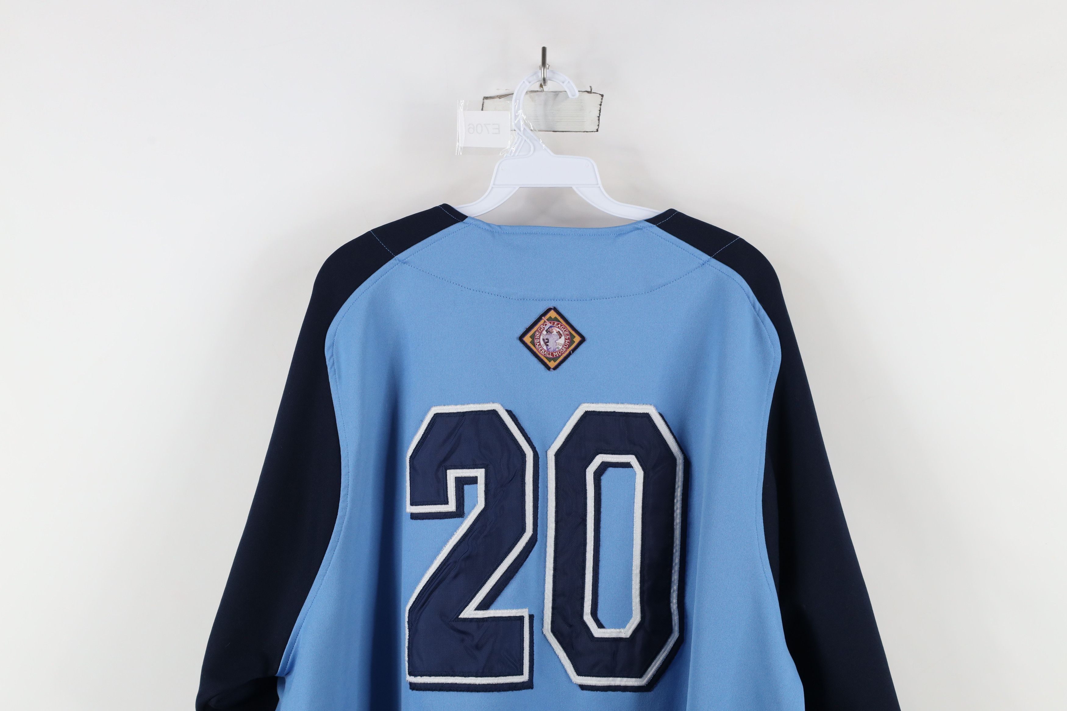 Vintage Vintage 90s Leagues Homestead Grays Baseball Jersey Blue Size US XXL / EU 58 / 5 - 14 Thumbnail
