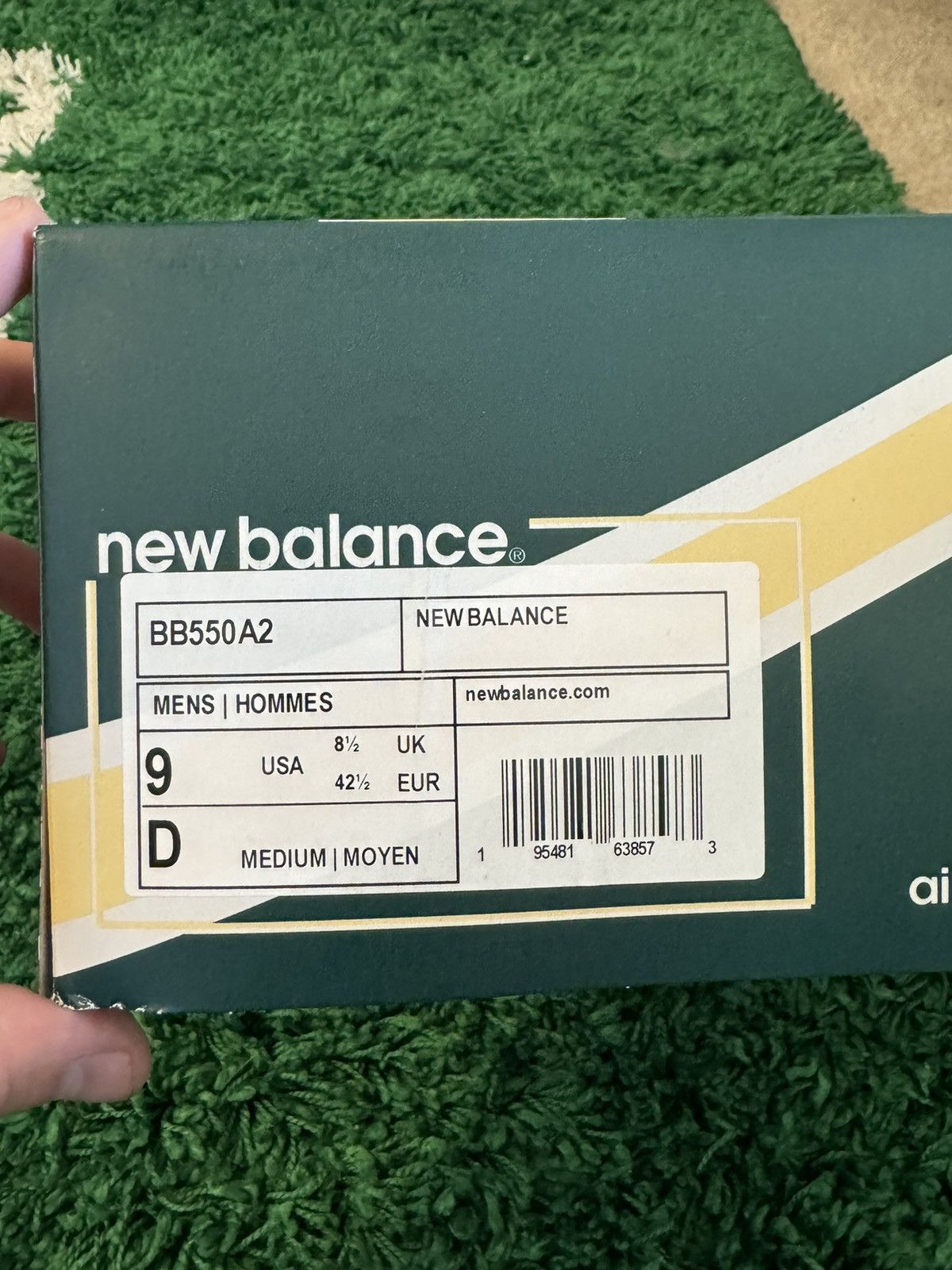 Aime Leon Dore × New Balance New Balance 550 Aime Leon Dore white green Size US 9 / EU 42 - 5 Thumbnail
