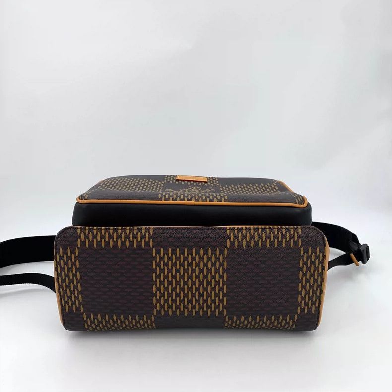Louis Vuitton Louis Vuitton Nigo Brown Logo Backpack -2505 Size ONE SIZE - 5 Thumbnail