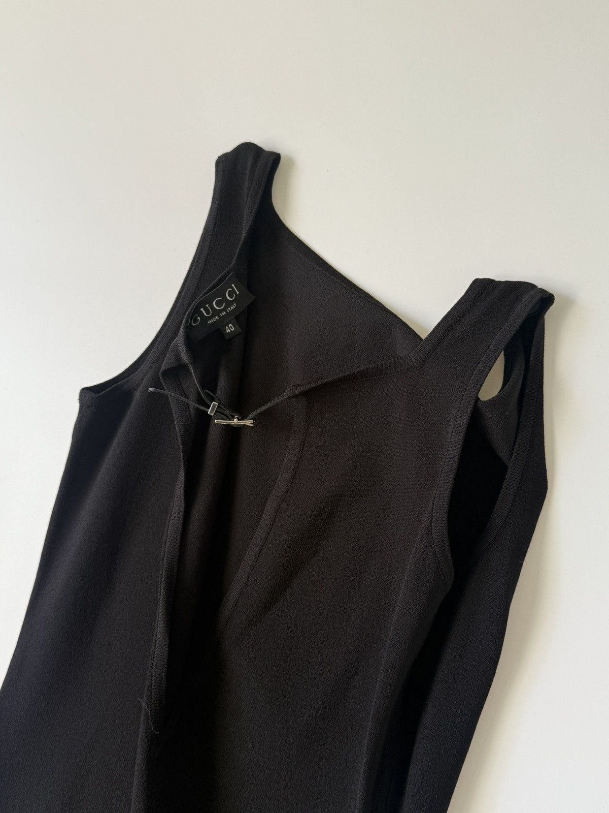 Gucci Gucci by Tom Ford 1998 Black Bodycon Dress Size S / US 4 / IT 40 - 5 Thumbnail