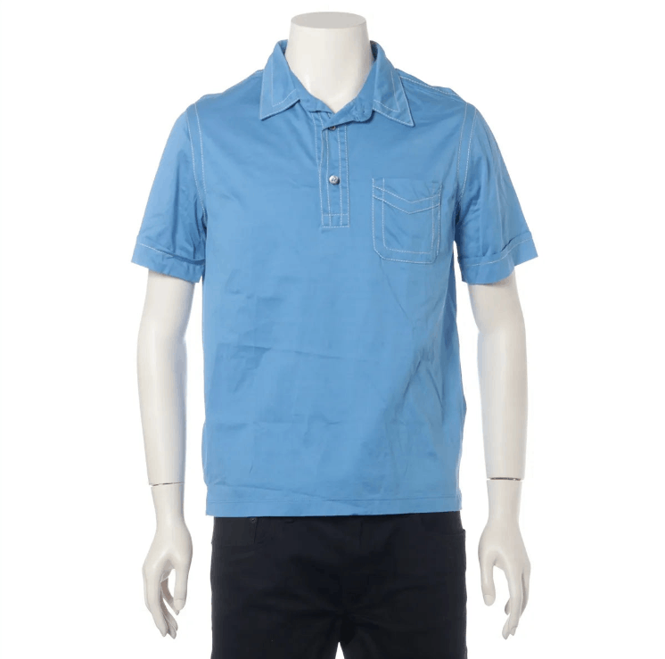 Prada Cotton Polo Shirt Size US M / EU 48-50 / 2 - 1 Thumbnail