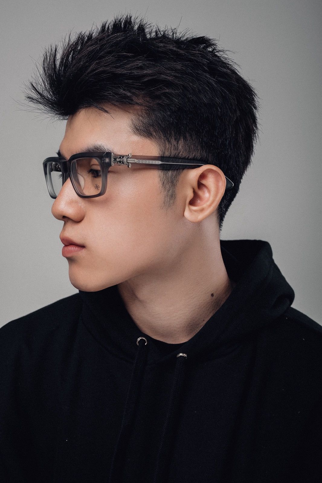 Chrome Hearts CHROME HEARTS VAGILLIONAIRE II MATTE GRAPHITE GLASSES Size ONE SIZE - 11 Thumbnail