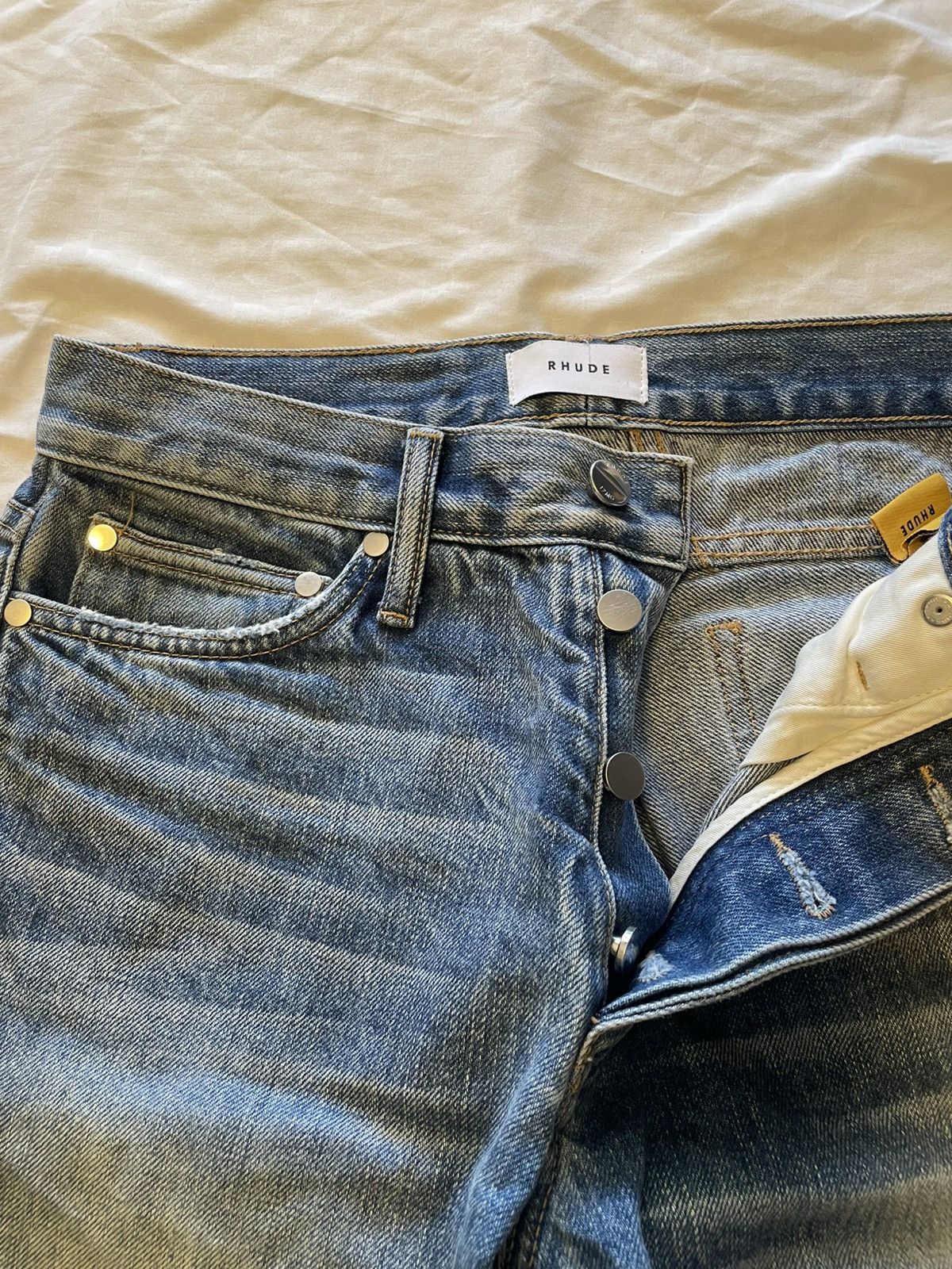 Rhude Rhude ripped denim Size US 30 / EU 46 - 2 Thumbnail