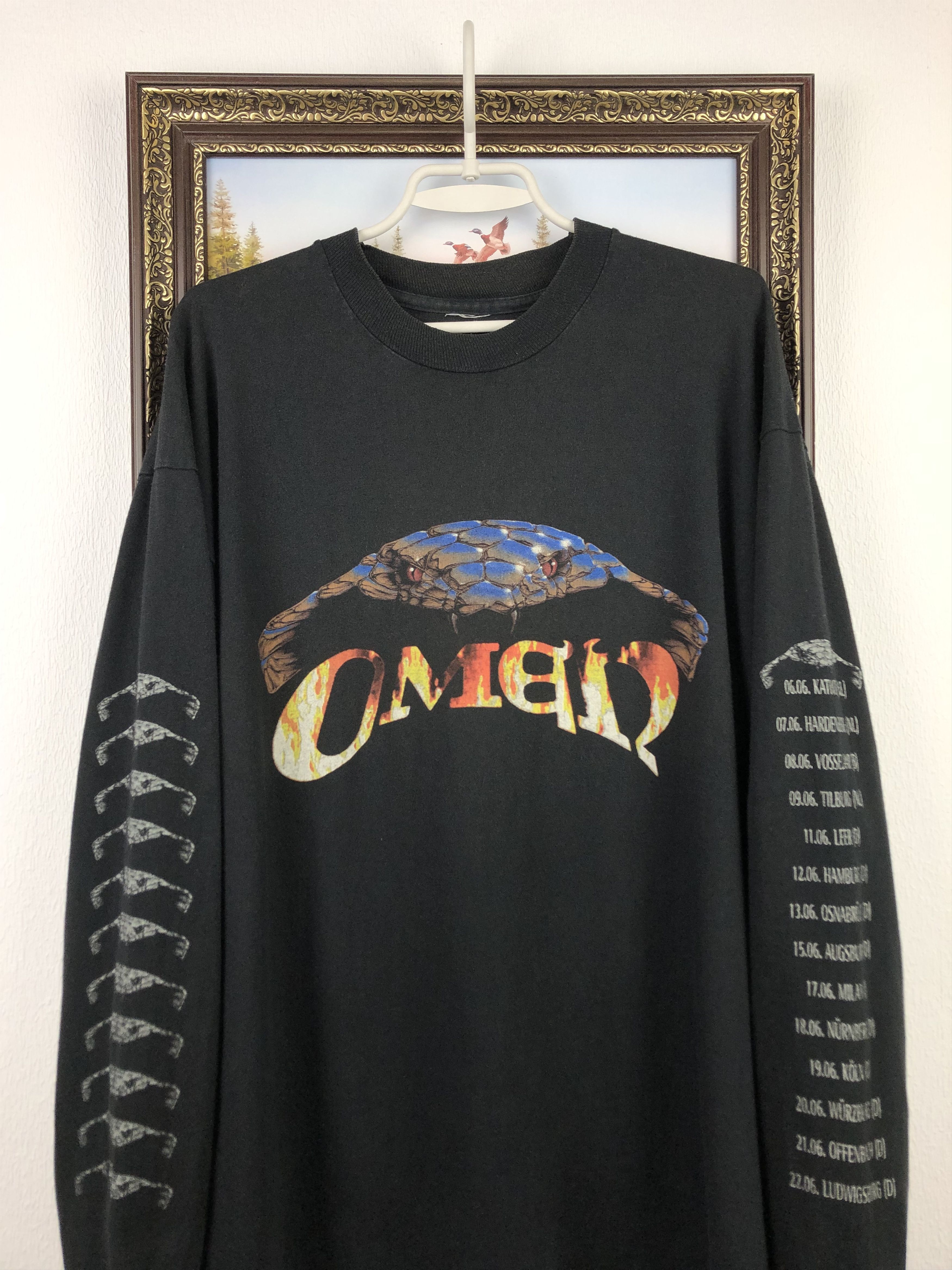 Band Tees Vintage 90's Omen Reopening the Gates Band Shirt Long Sleeve Size US XL / EU 56 / 4 - 2 Thumbnail