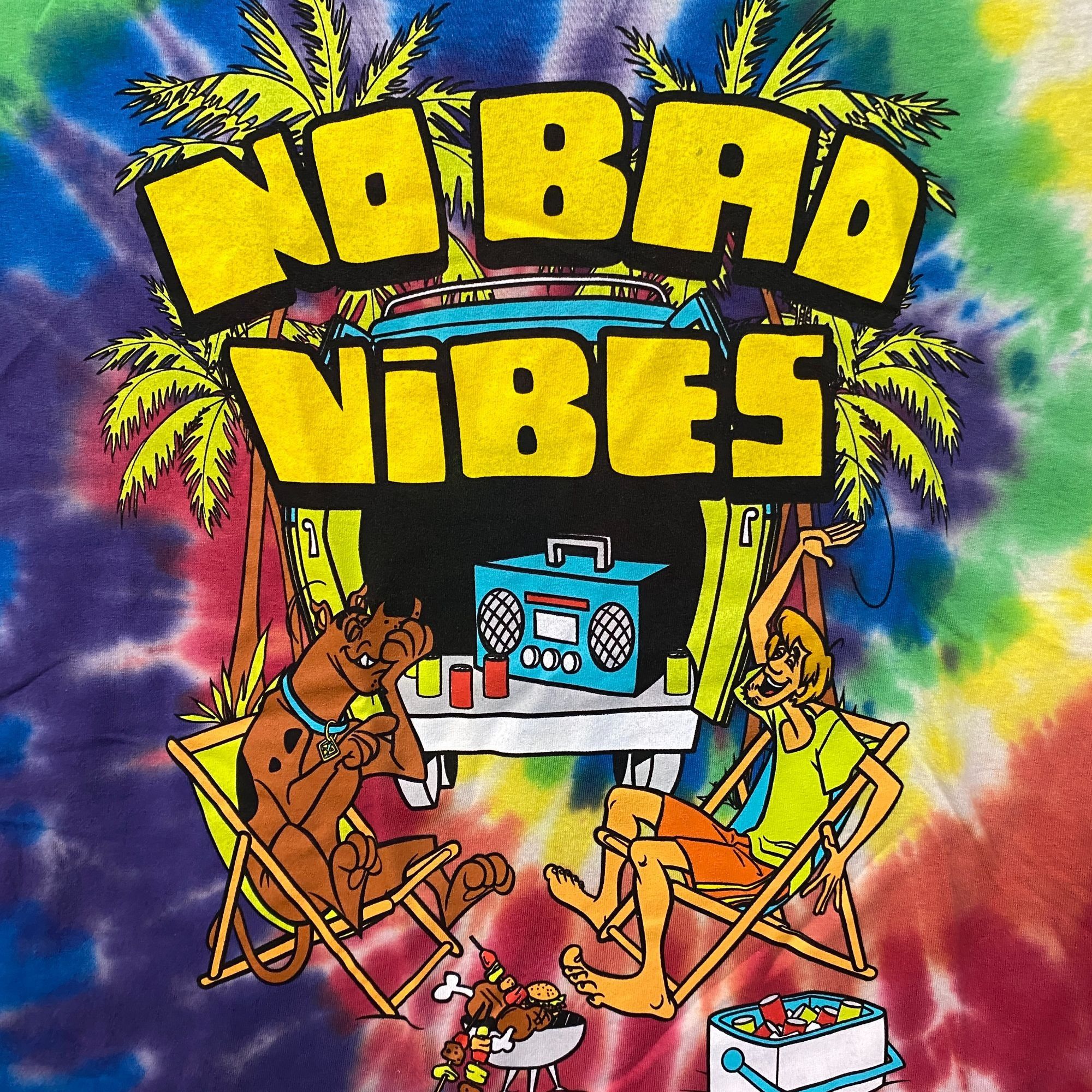 Other Scooby Doo Tie Dye No Bad Vibes Graphic T-Shirt Small Size US S / EU 44-46 / 1 - 2 Thumbnail
