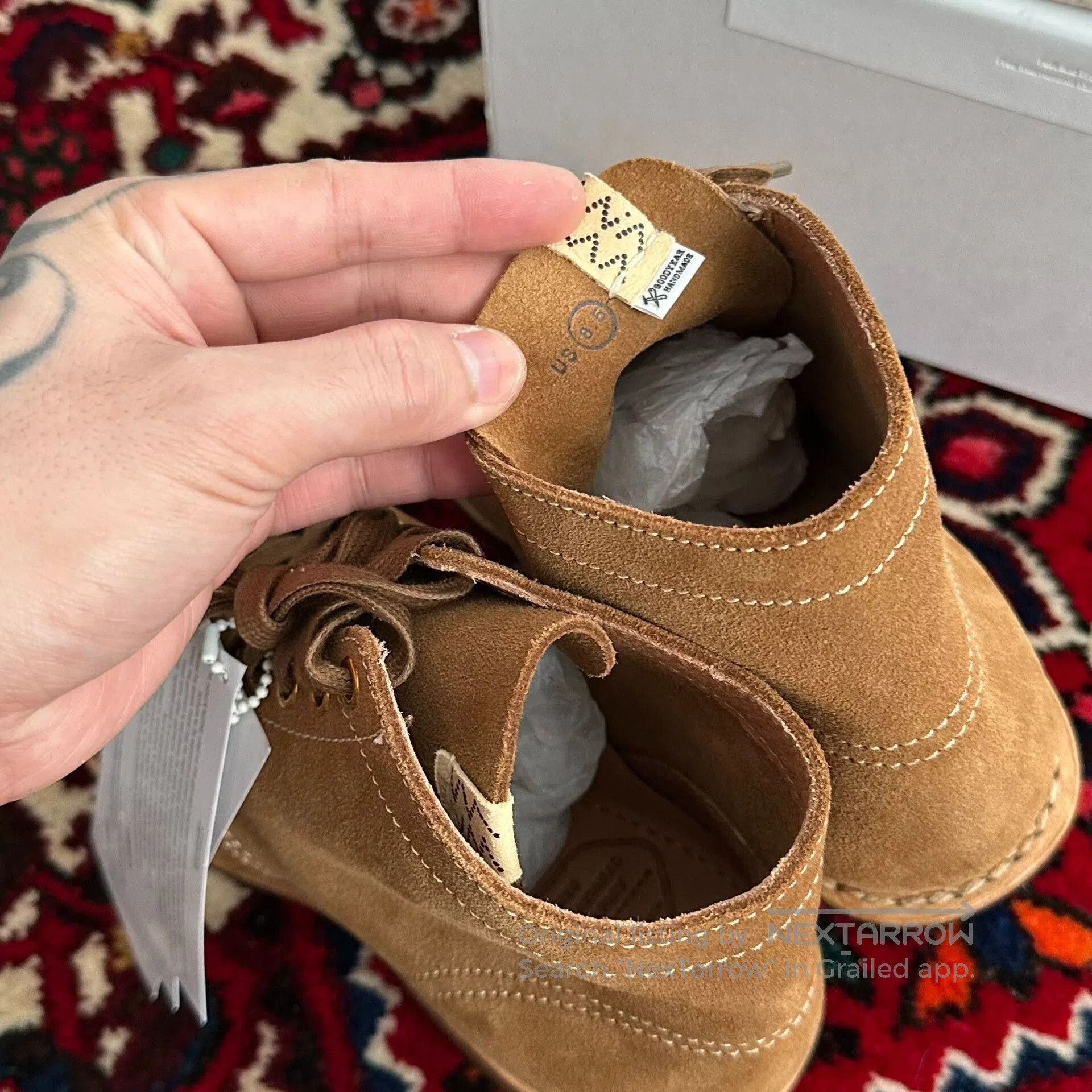 Visvim visvim Brigadier Boots in Beige. Size US 8.5 / EU 41-42 - 5 Thumbnail