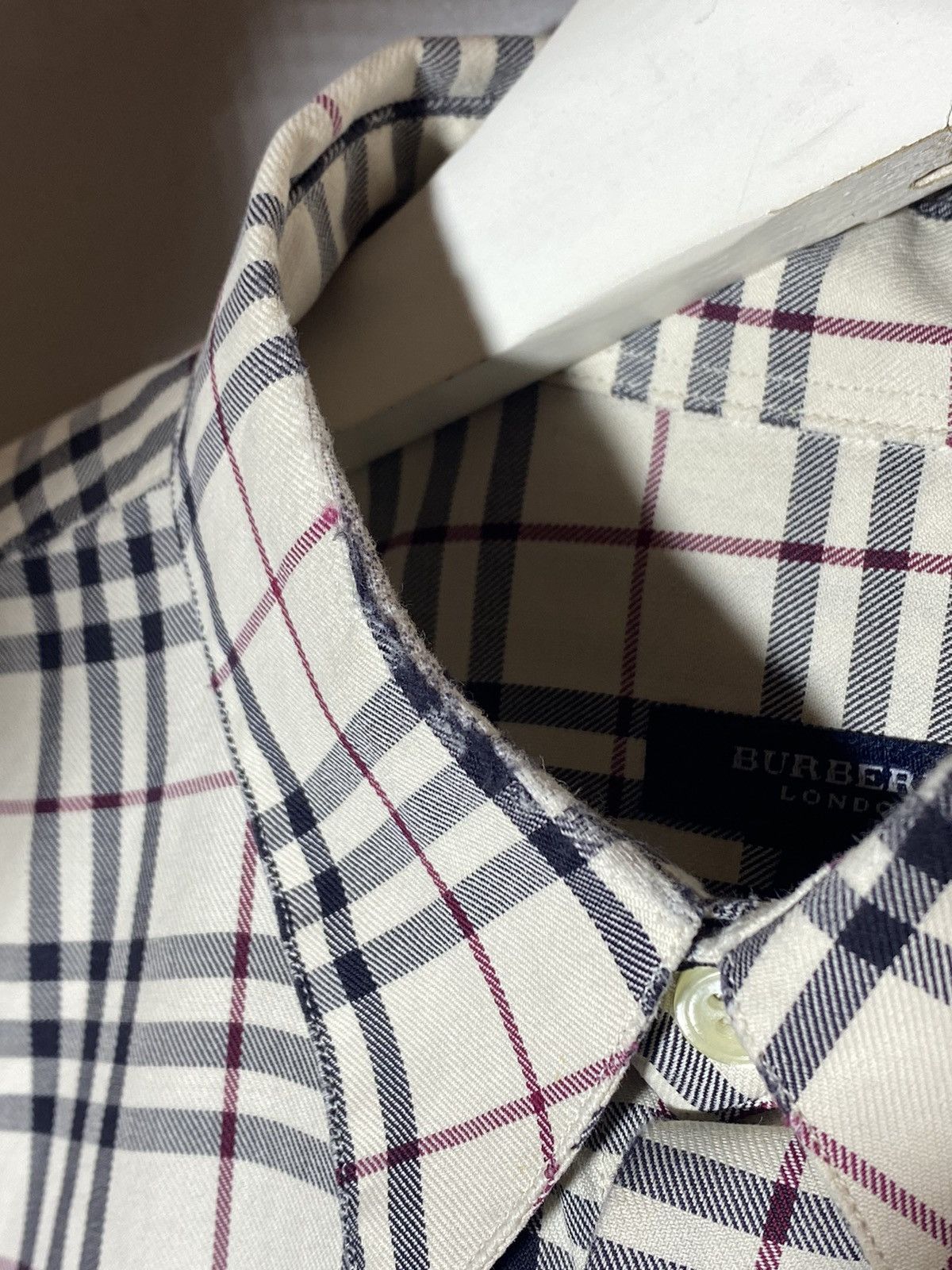 Burberry Vintage Burberry London Checked Short Sleeve Shirt Men’s Size US M / EU 48-50 / 2 - 11 Thumbnail
