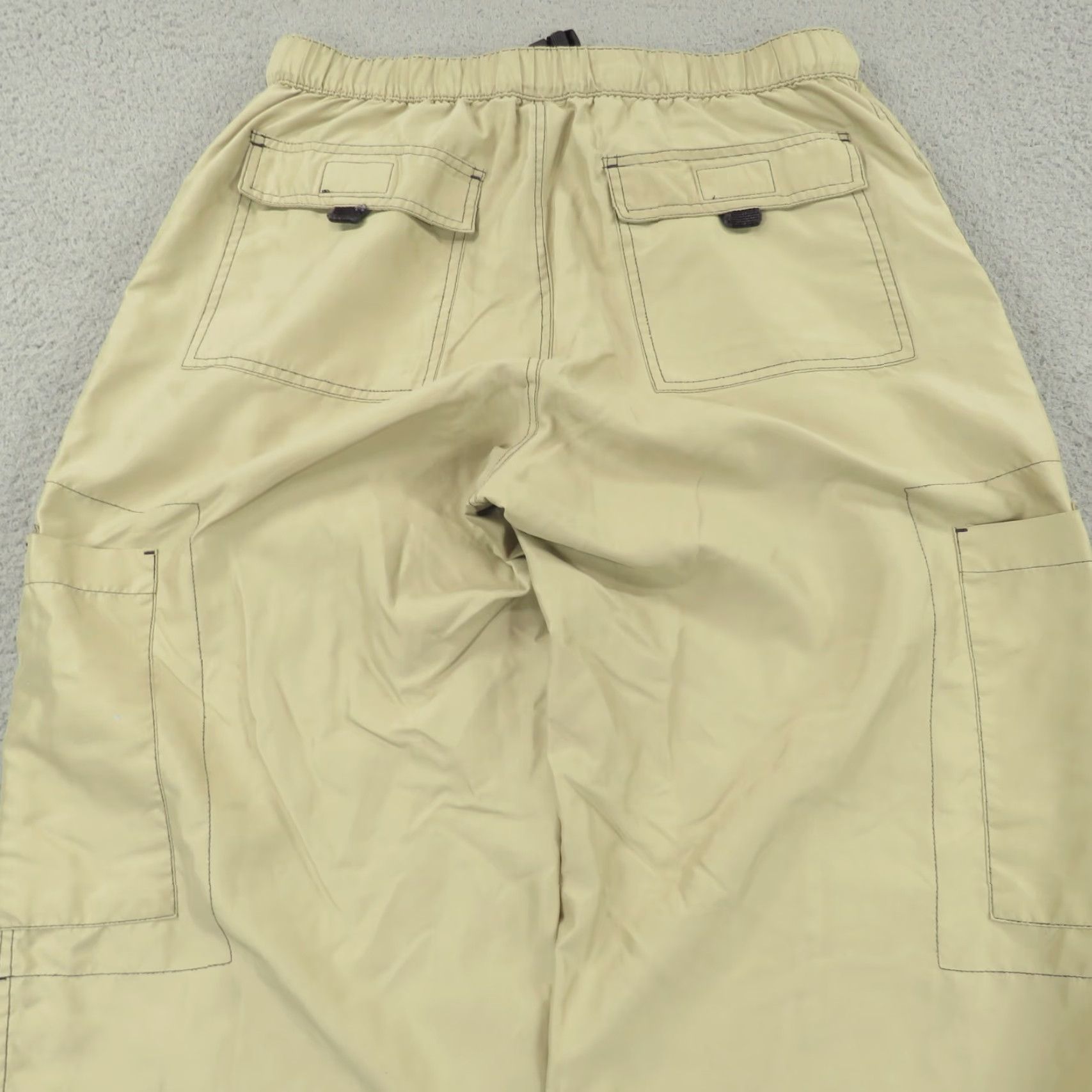 Old Navy VINTAGE Old Navy Baggy Pants Men M Cargo Wide-Leg 32 Beige 90s Grunge Hip Hop 5-Pocket Style Mens Size US 31 - 4 Thumbnail