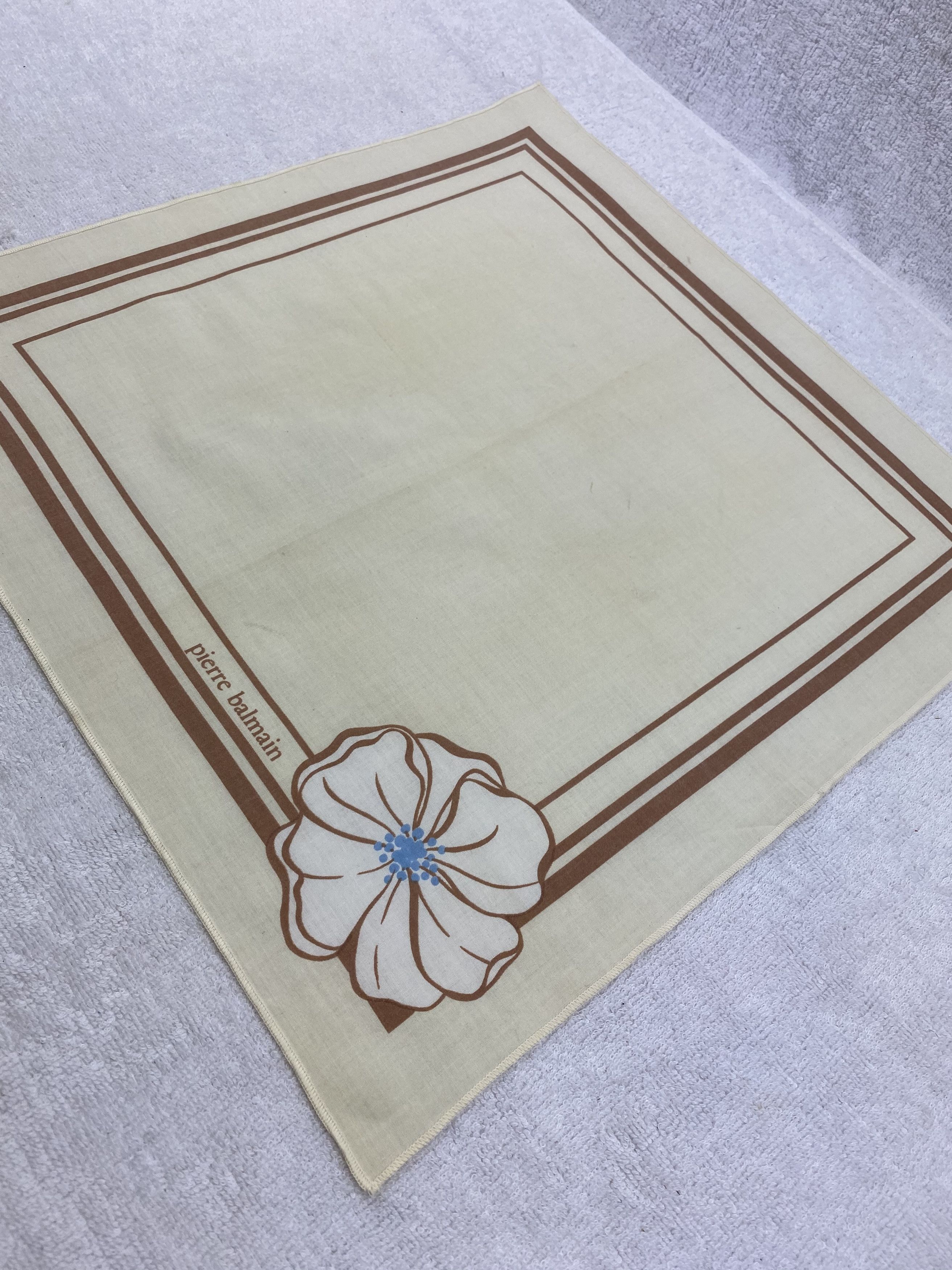 Pierre Balmain × Vintage Pierre Balmain Handkerchief / Bandana / Neckerchief Size ONE SIZE - 4 Thumbnail