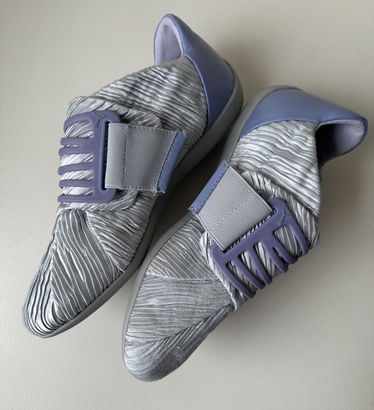 Puma Puma Zhongi Pleat (2007) vintage silver gray purple shoes Size US 6 / IT 36 - 3 Thumbnail