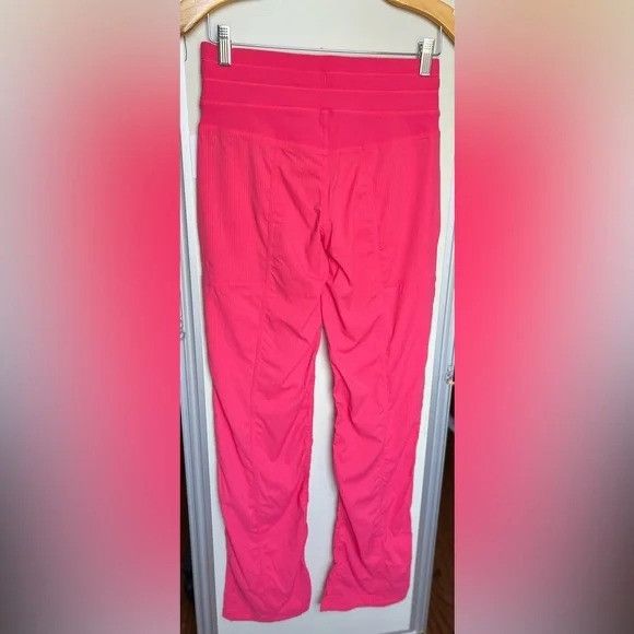 Lululemon Dance Studio Mid-Rise Pant Regular Colour Glaze Pink Sz 4 Size 25" / US 0 / IT 36 - 2 Thumbnail