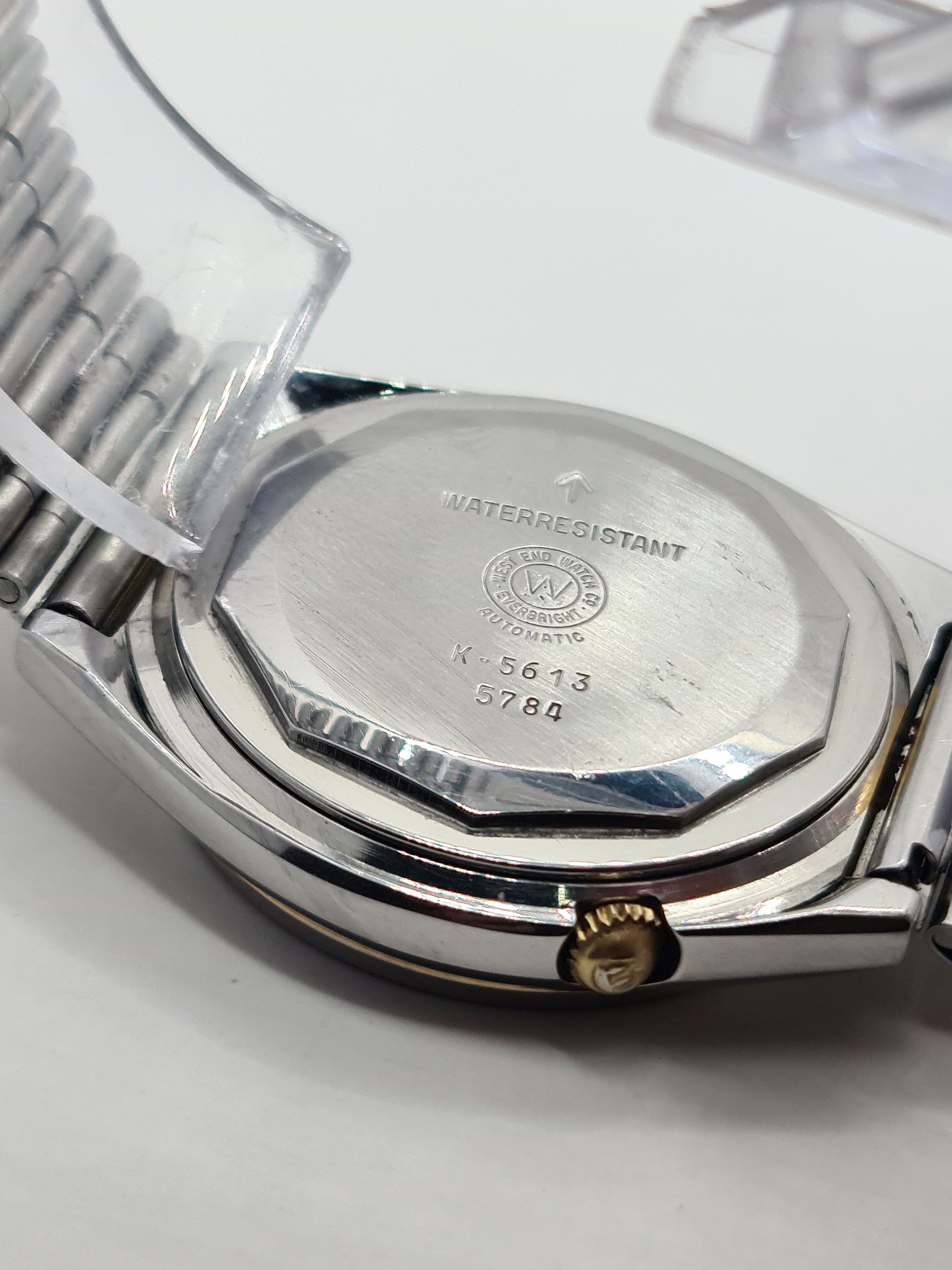 West End Sowar Prima Auto 21J Swiss Watch Gold Two-Tone