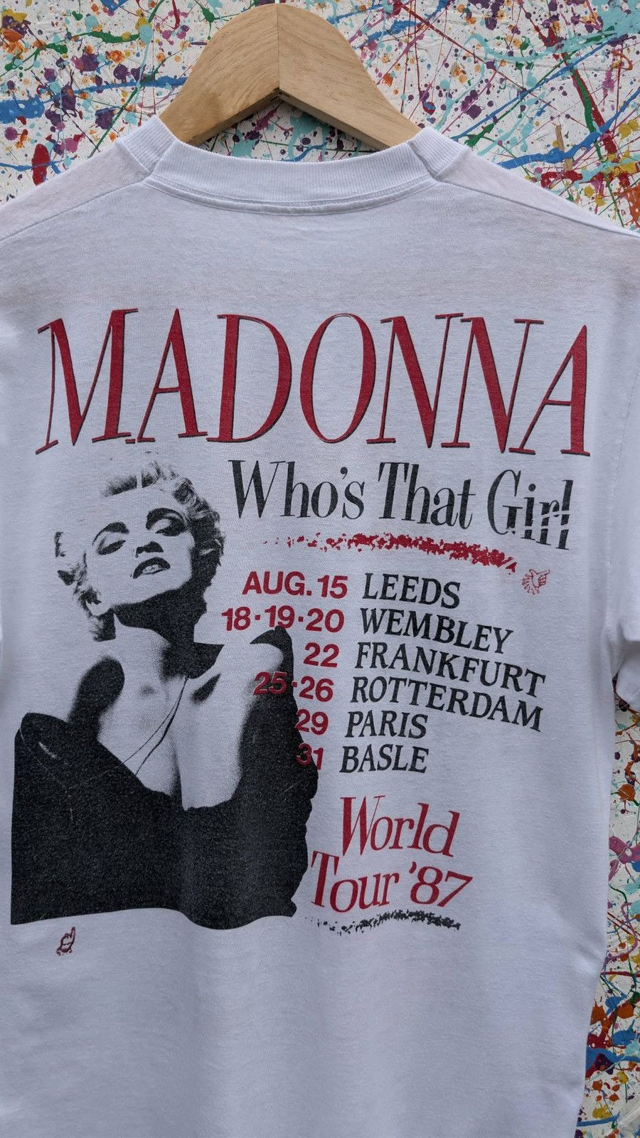 Other Vintage Madonna Tshirt 1987 Tour Europe Band Tee Small 80s Size US S / EU 44-46 / 1 - 5 Thumbnail