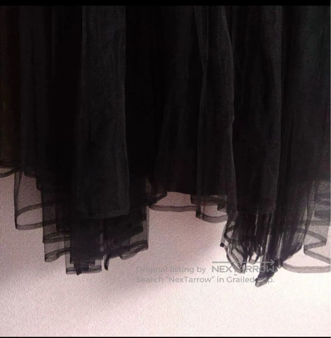 Comme des Garcons CDG Noir Pleated Tulle Skirt. Size US 26 / EU 42 - 4 Thumbnail