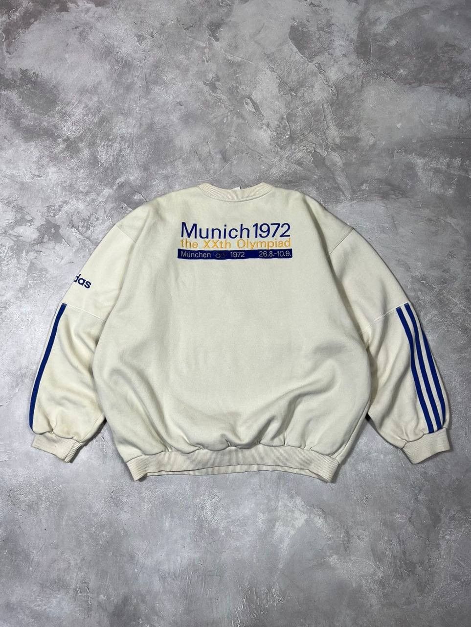 Adidas × Vintage Vintage Adidas Olimpic Games Munchen 72 Sweatshirt Size US L / EU 52-54 / 3 - 14 Thumbnail