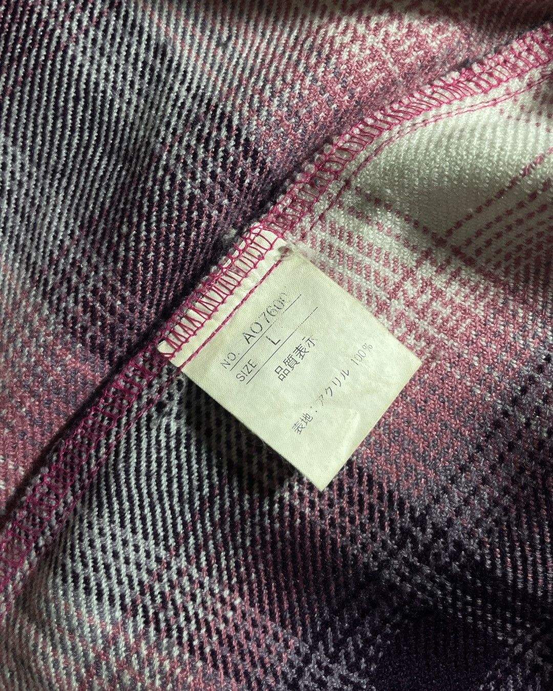 Japanese Brand Flannel Shirt Wool Veterano HARVEY SHARAY Size L fit XL Size US L / EU 52-54 / 3 - 6 Thumbnail