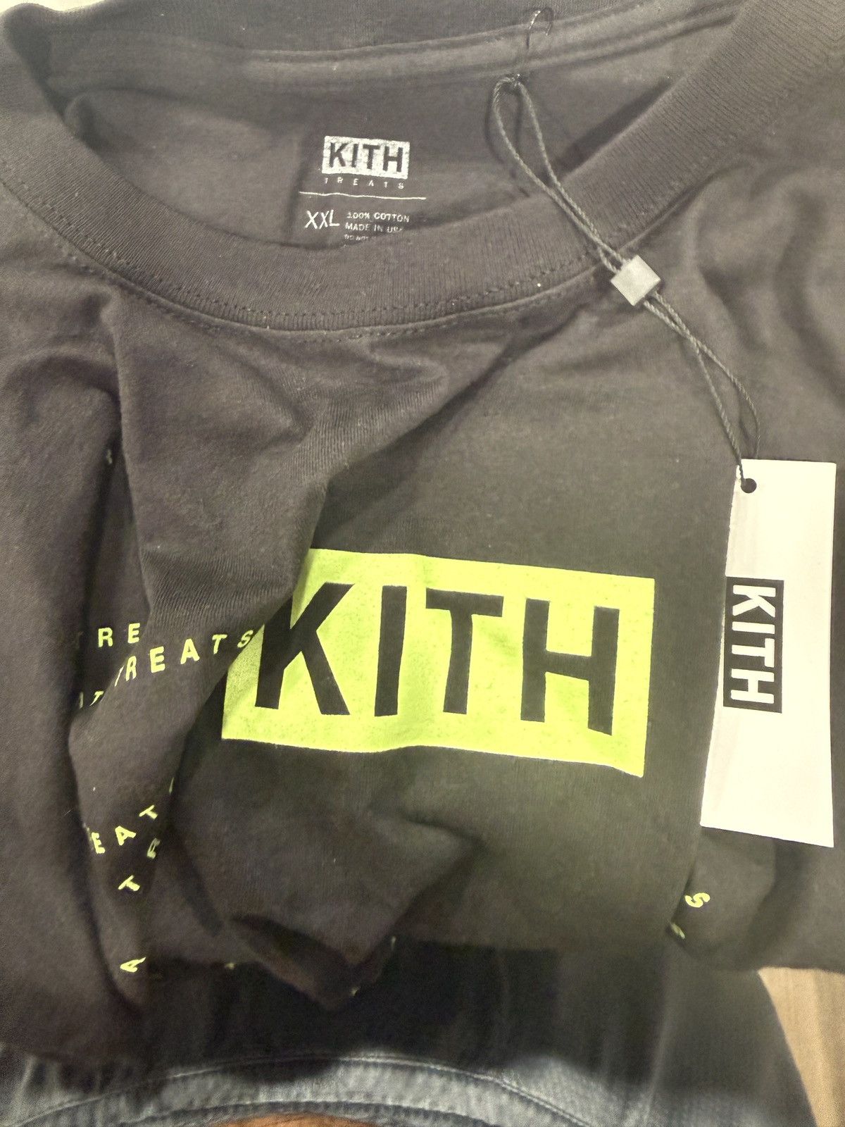 Kith Kith Treats L/S Encrypted Black Size XXL FW18 Size US XXL / EU 58 / 5 - 5 Thumbnail