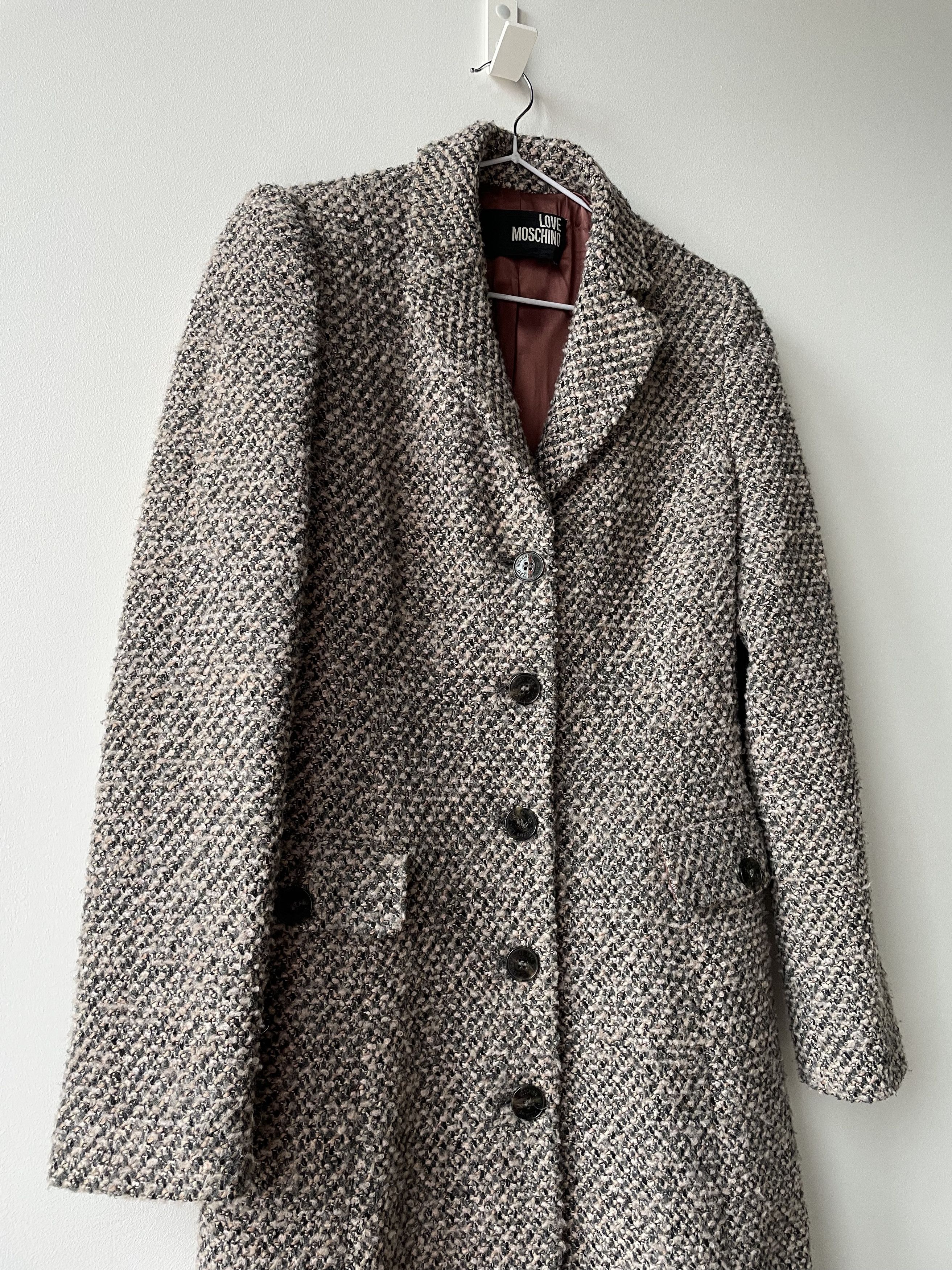 Love Moschino Love Moschino Wool Blend Woven Long Coat 6344AC Size M / US 6-8 / IT 42-44 - 3 Thumbnail