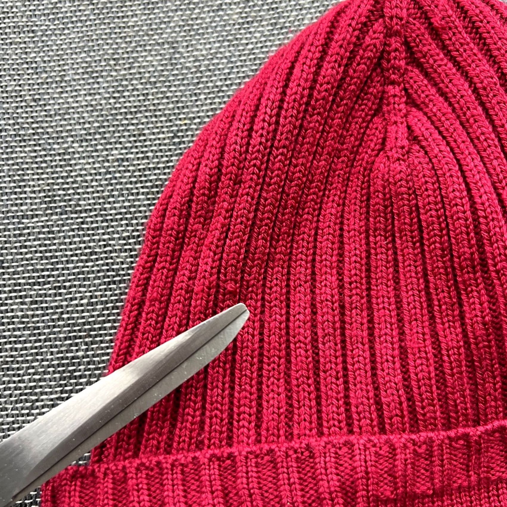 Vintage Norrona Rib Beanie Hat One Size 100% Wool Red Lined Thermal Jester Beanie Unisex Adults Mens Womens Boys Girls Size ONE SIZE - 2 Thumbnail