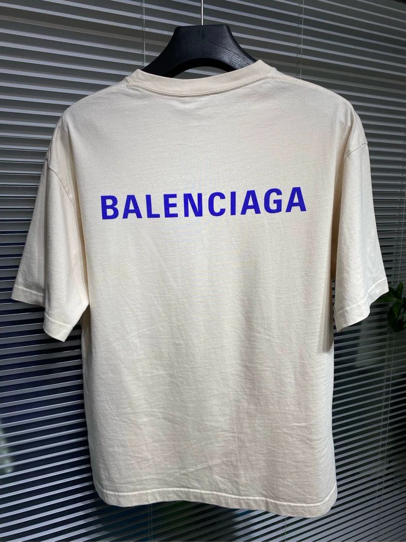 Balenciaga Balenciaga Letter printed logo short sleeves 2503-Nextarrow Size US S / EU 44-46 / 1 - 9 Thumbnail