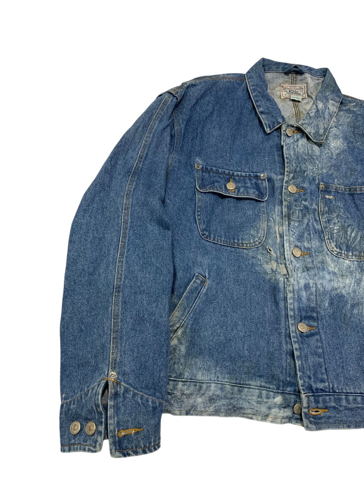 Polo Ralph Lauren × RRL Ralph Lauren 🔥VTG DISTRESSED POLO RL DENIM JACKETS Size US M / EU 48-50 / 2 - 2 Thumbnail