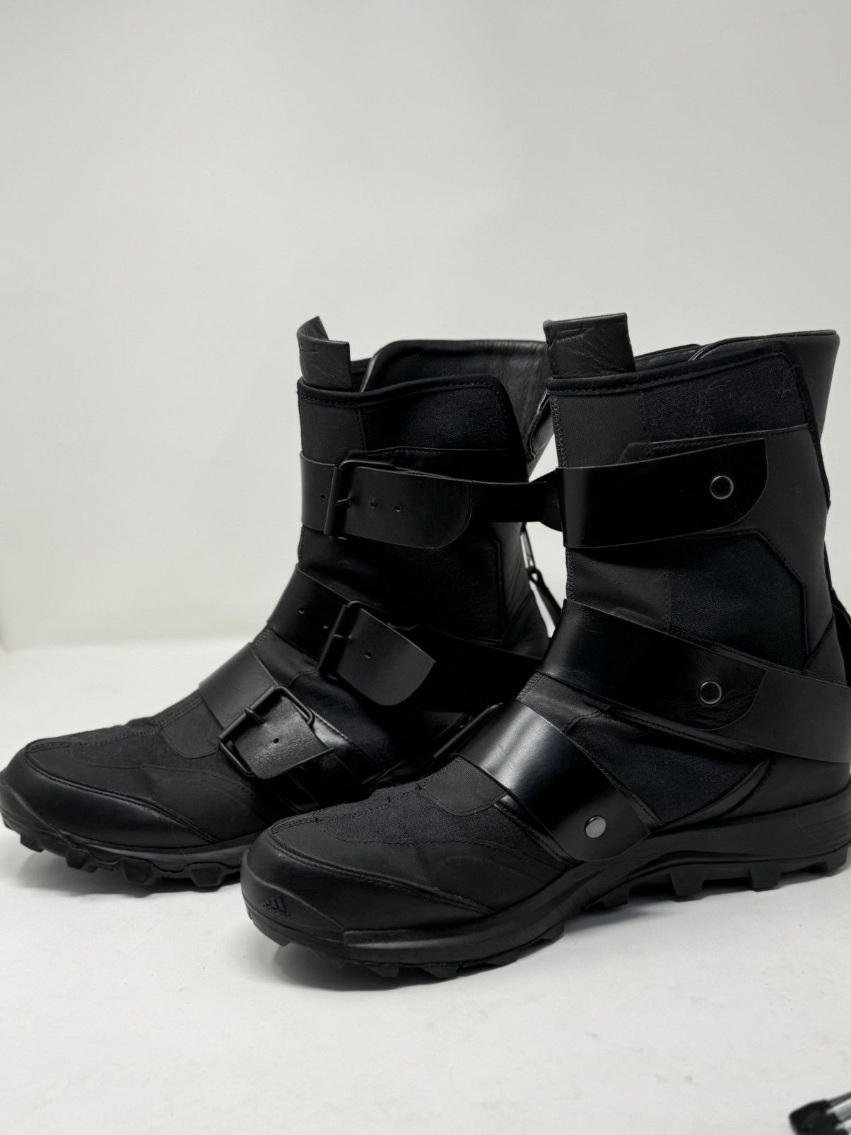 Yohji Yamamoto Yohji Yamamoto AW17 leather and neoprene boots Size US 10 / EU 43 - 7 Thumbnail