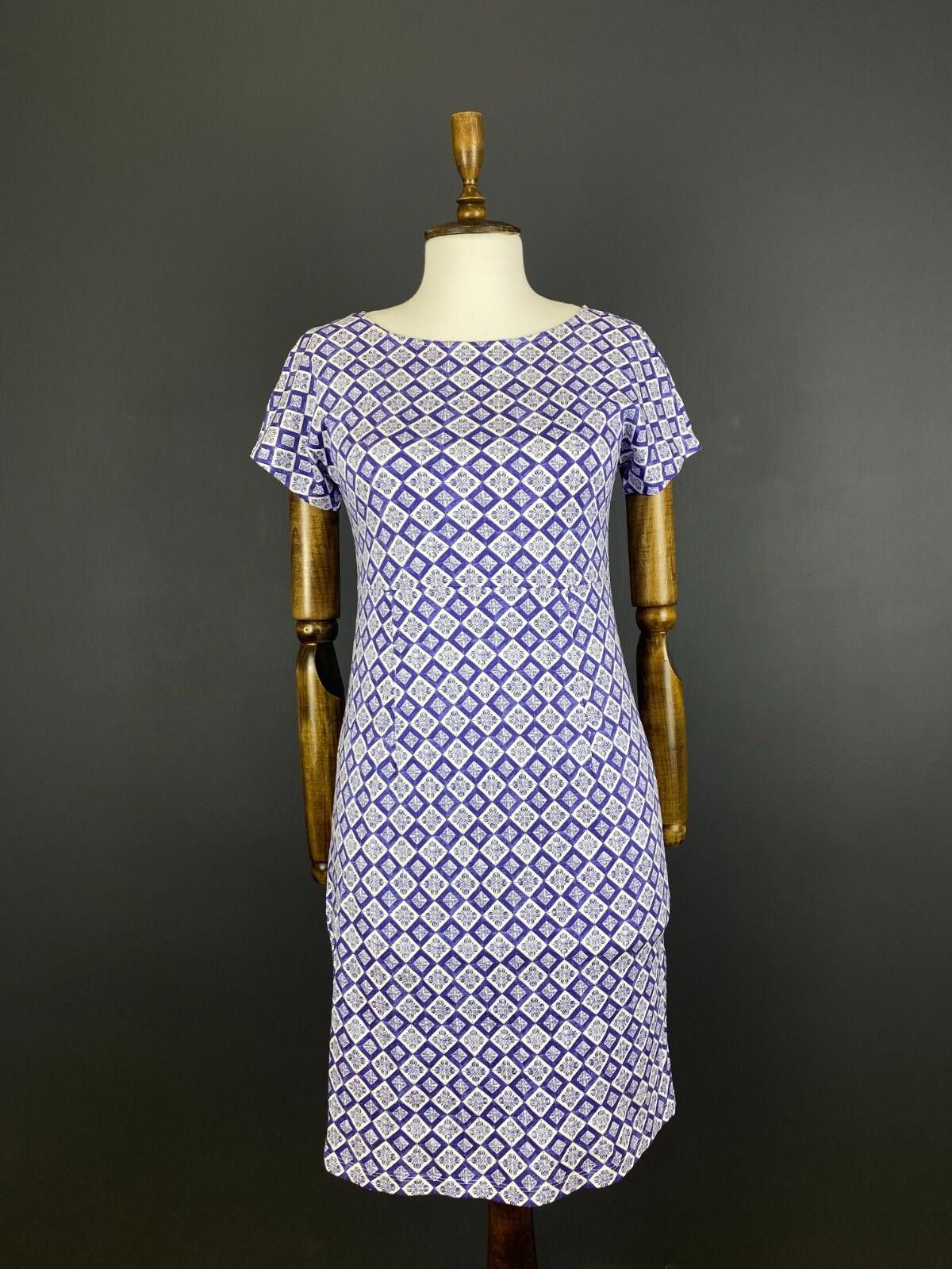 Designer Weekend Max Mara Blue Desiner Short Midi Dress Size 40 Size M / US 6-8 / IT 42-44 - 1 Thumbnail