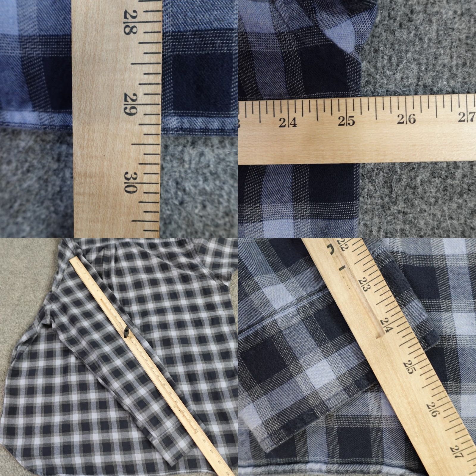 Billy Reid Billy Reid Shirt 2XL Blue Plaid 100% Cotton Button Down Made in Portugal Mens Shirt Size US XXL / EU 58 / 5 - 8 Thumbnail